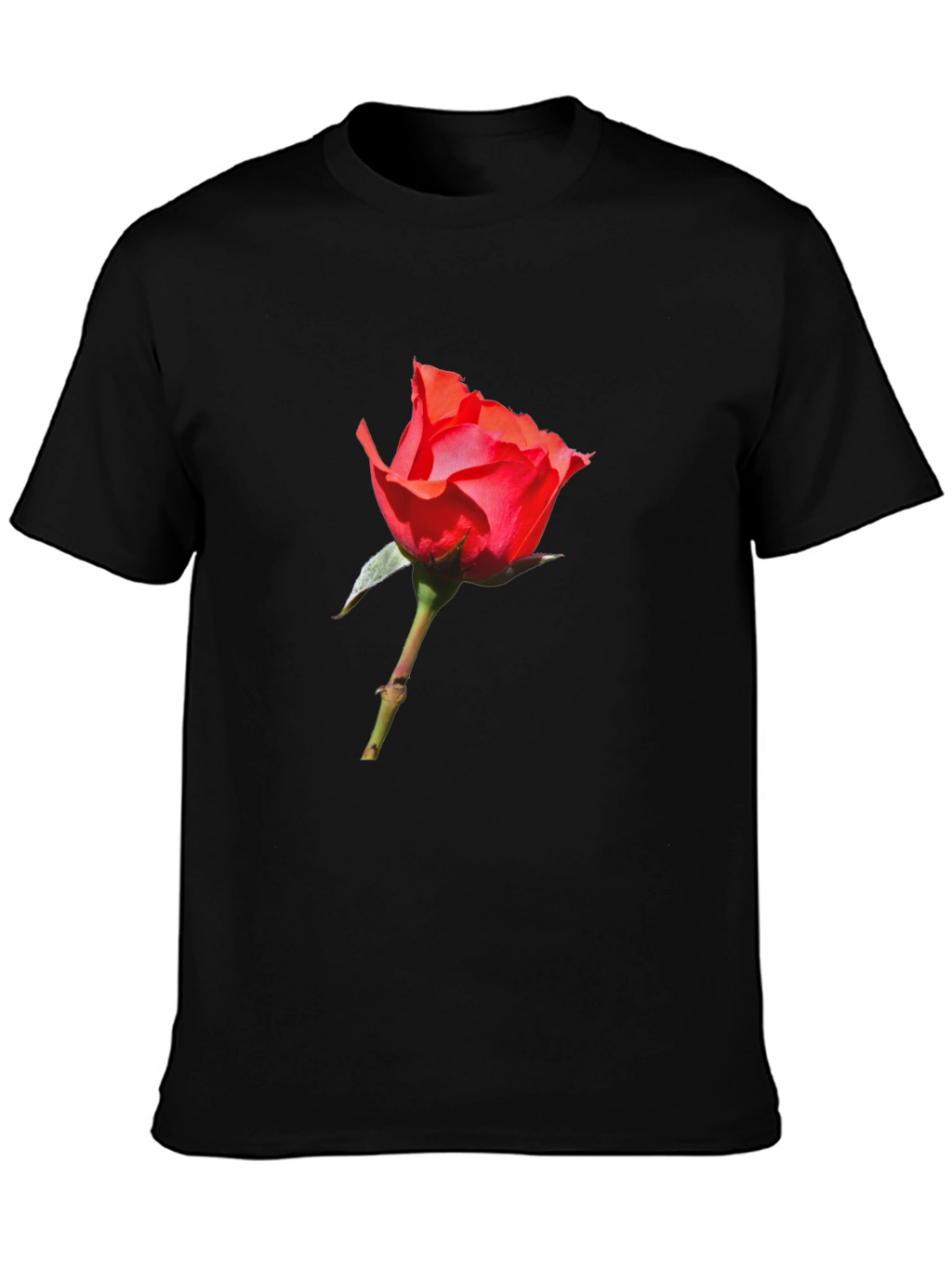Red Rose Graphic T-Shirt - Classic Comfort