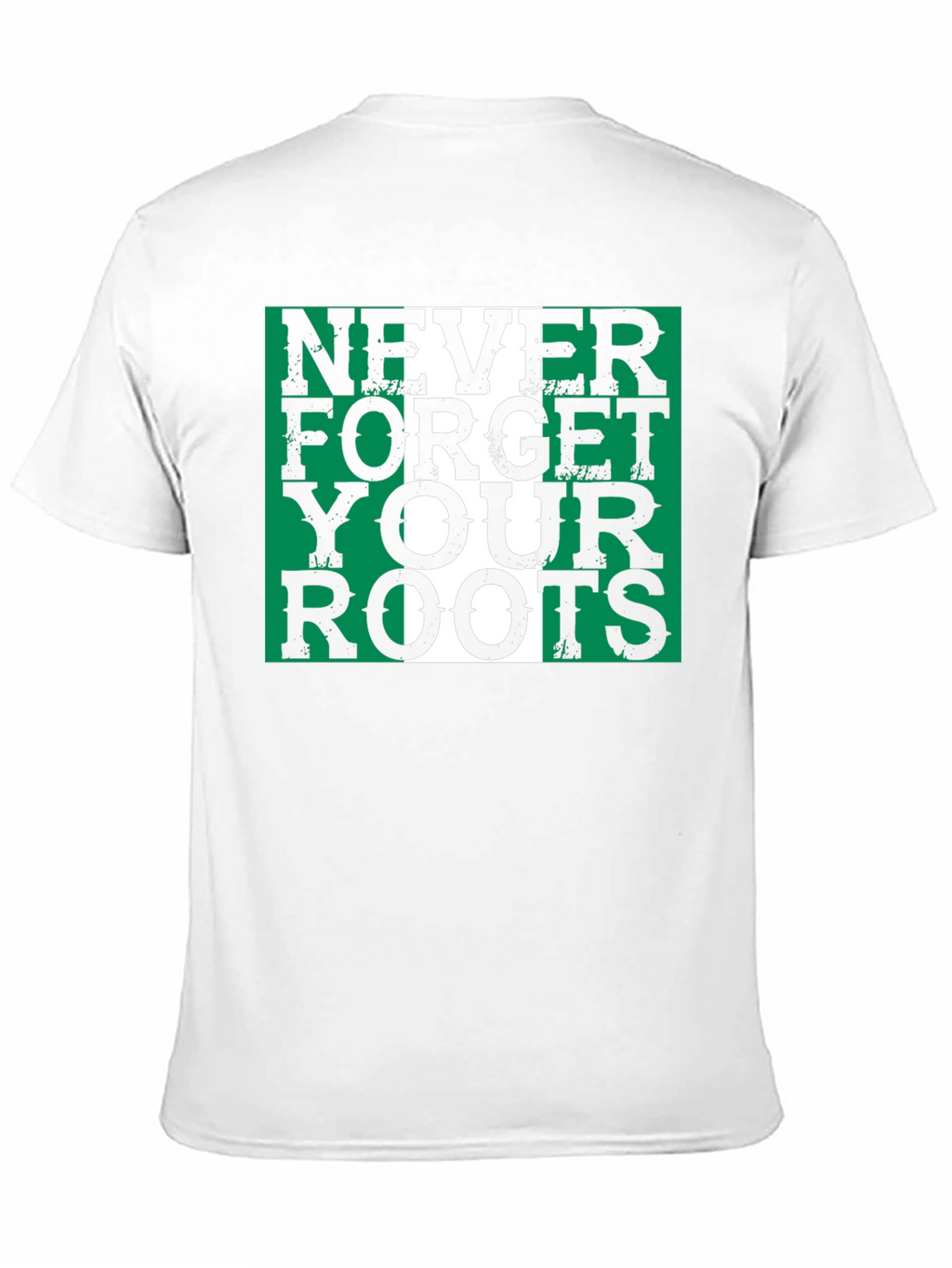 Nigeria Roots T-Shirt - Green & White Pride