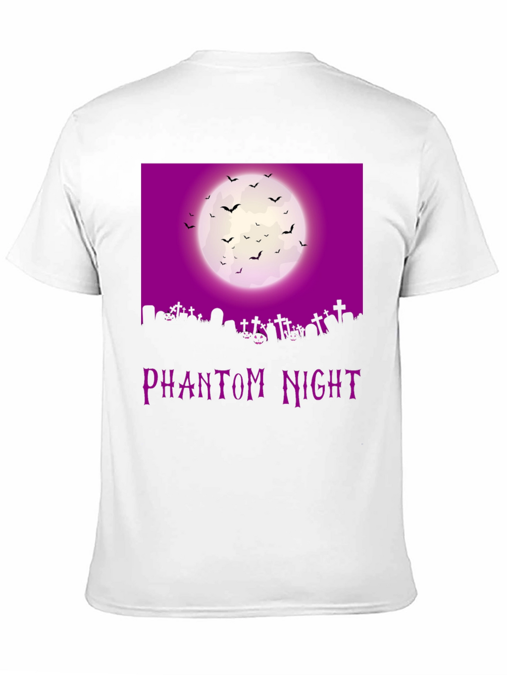 Phantom Night Halloween Graphic T-Shirt
