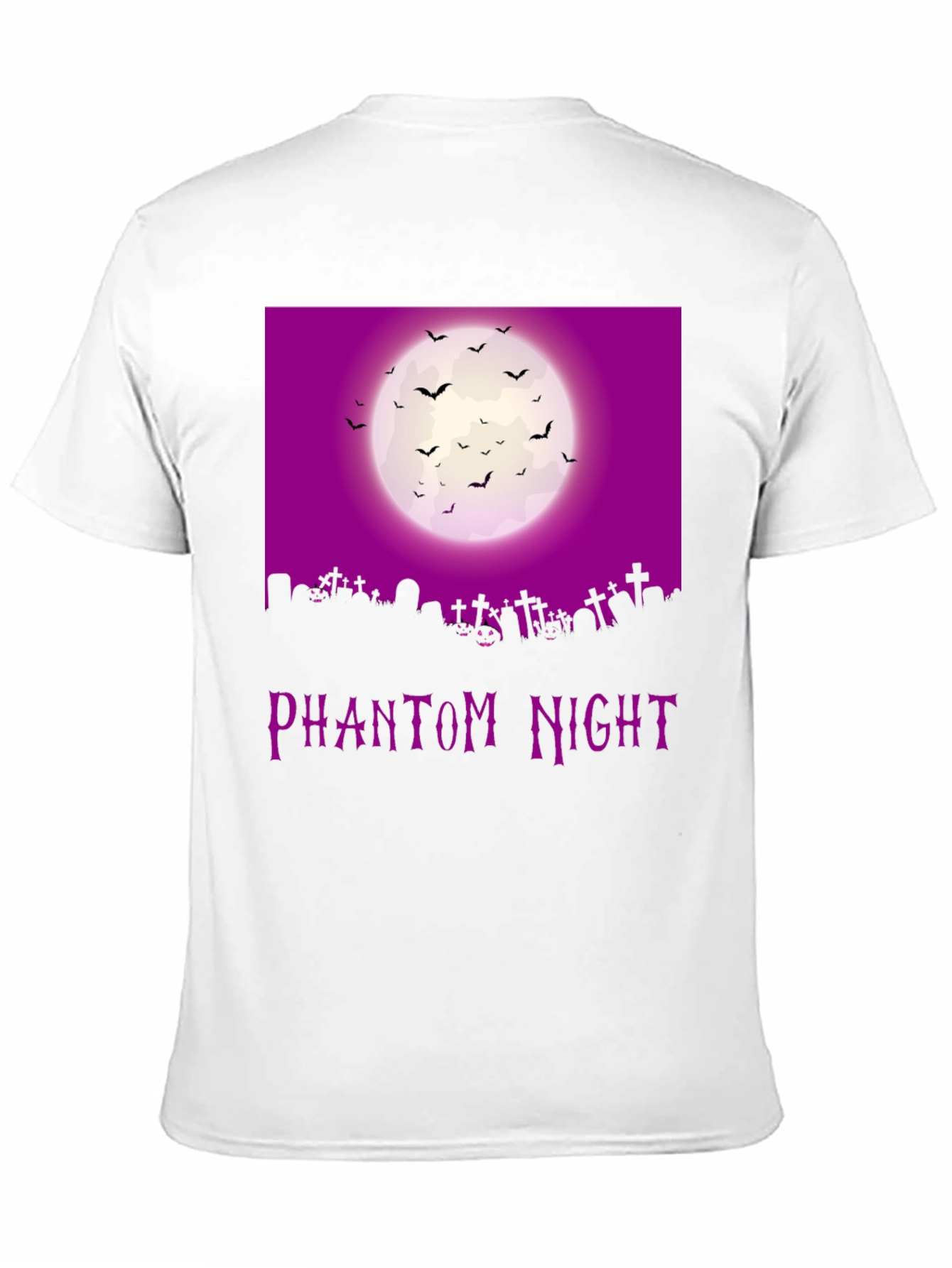 Phantom Night Halloween Graphic T-Shirt