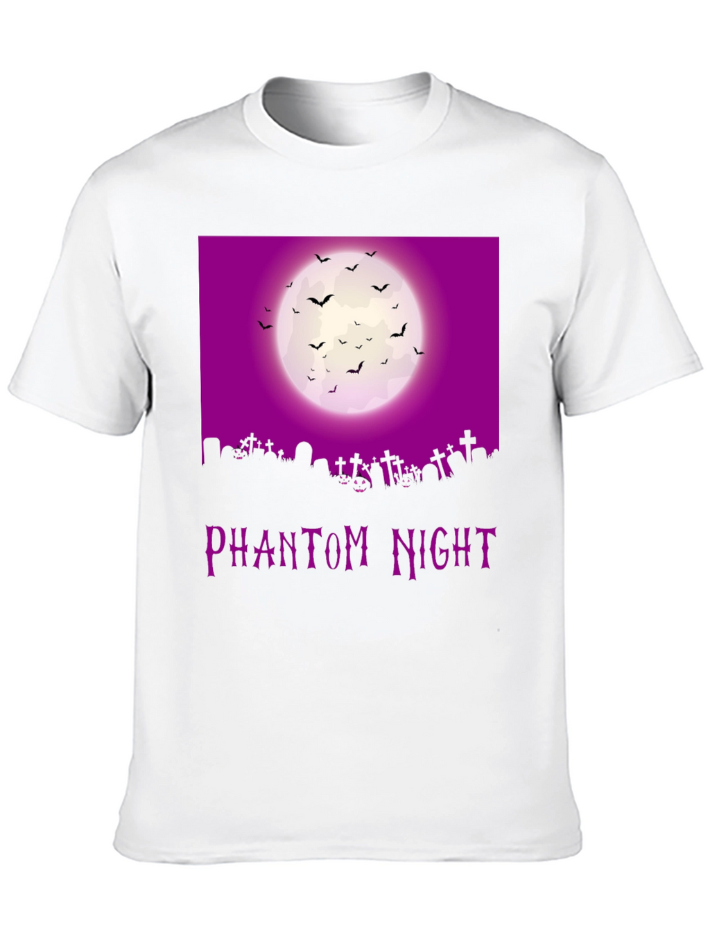 Phantom Night Halloween Graphic T-Shirt