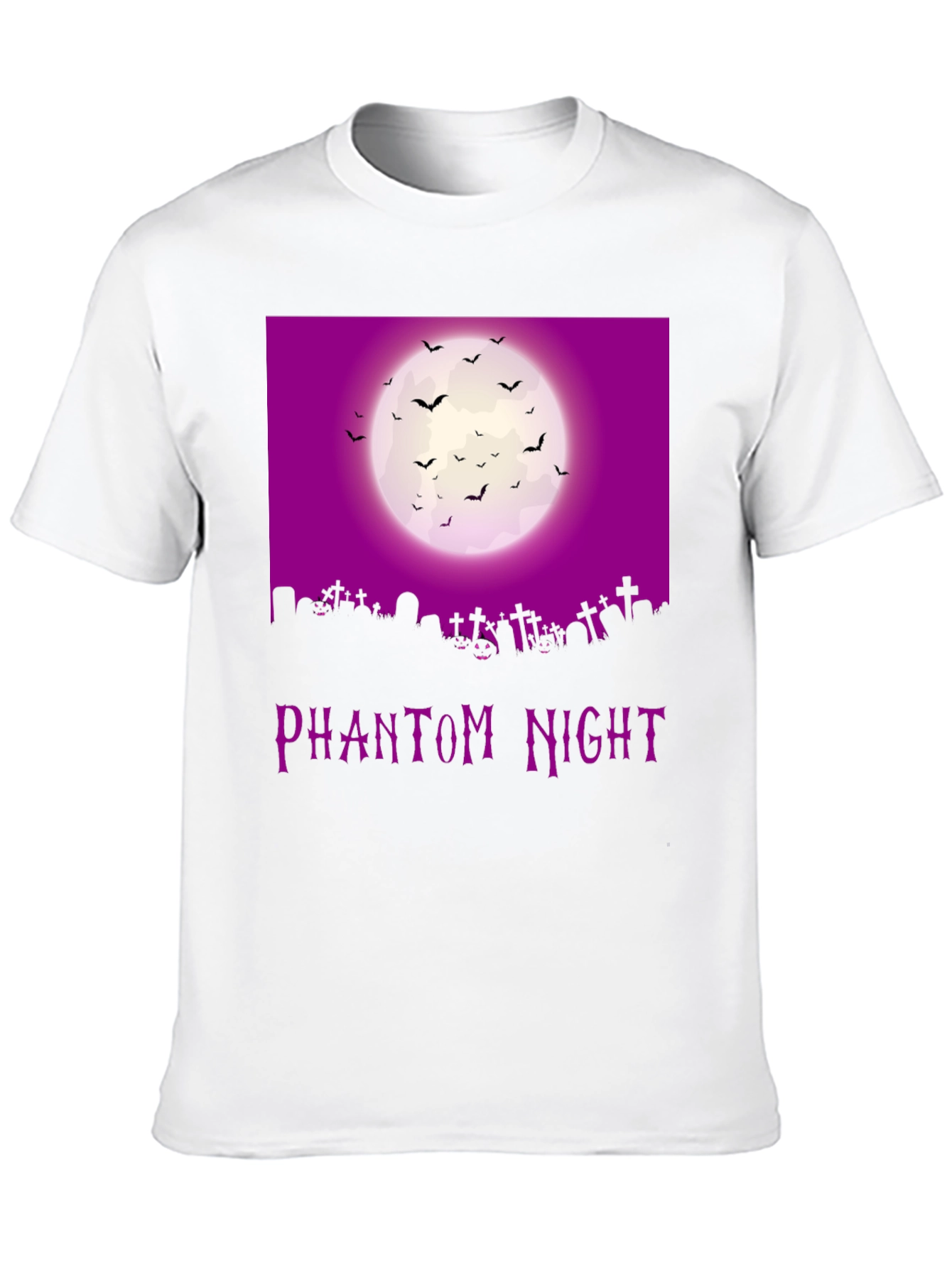 Phantom Night Halloween Graphic T-Shirt