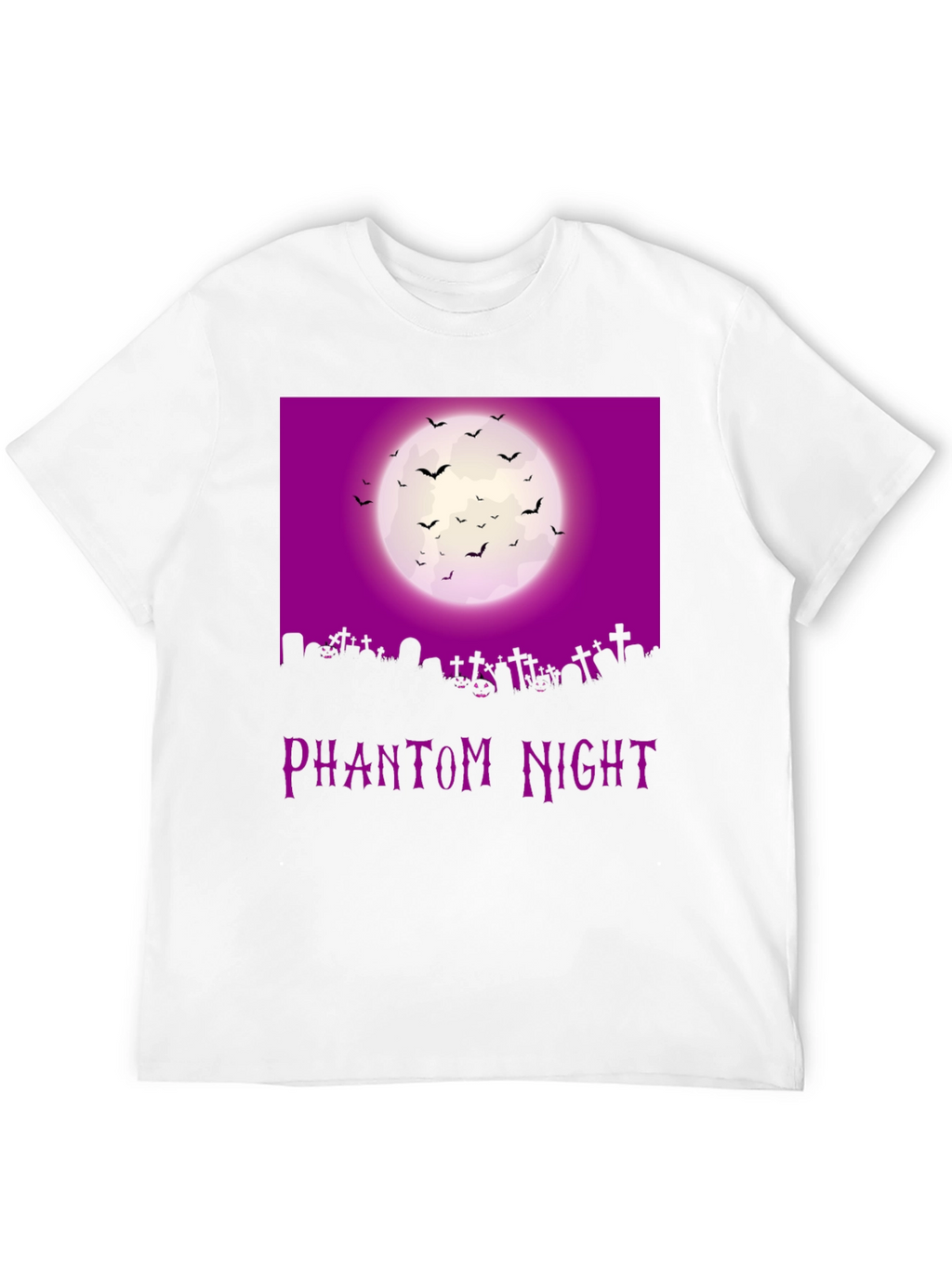 Phantom Night Halloween Graphic T-Shirt