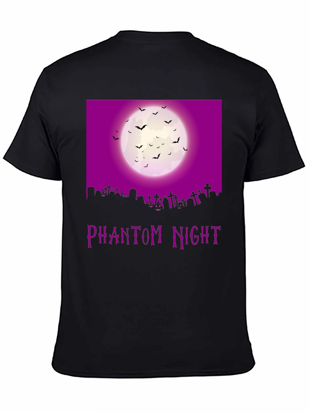Phantom Night Halloween Graphic T-Shirt