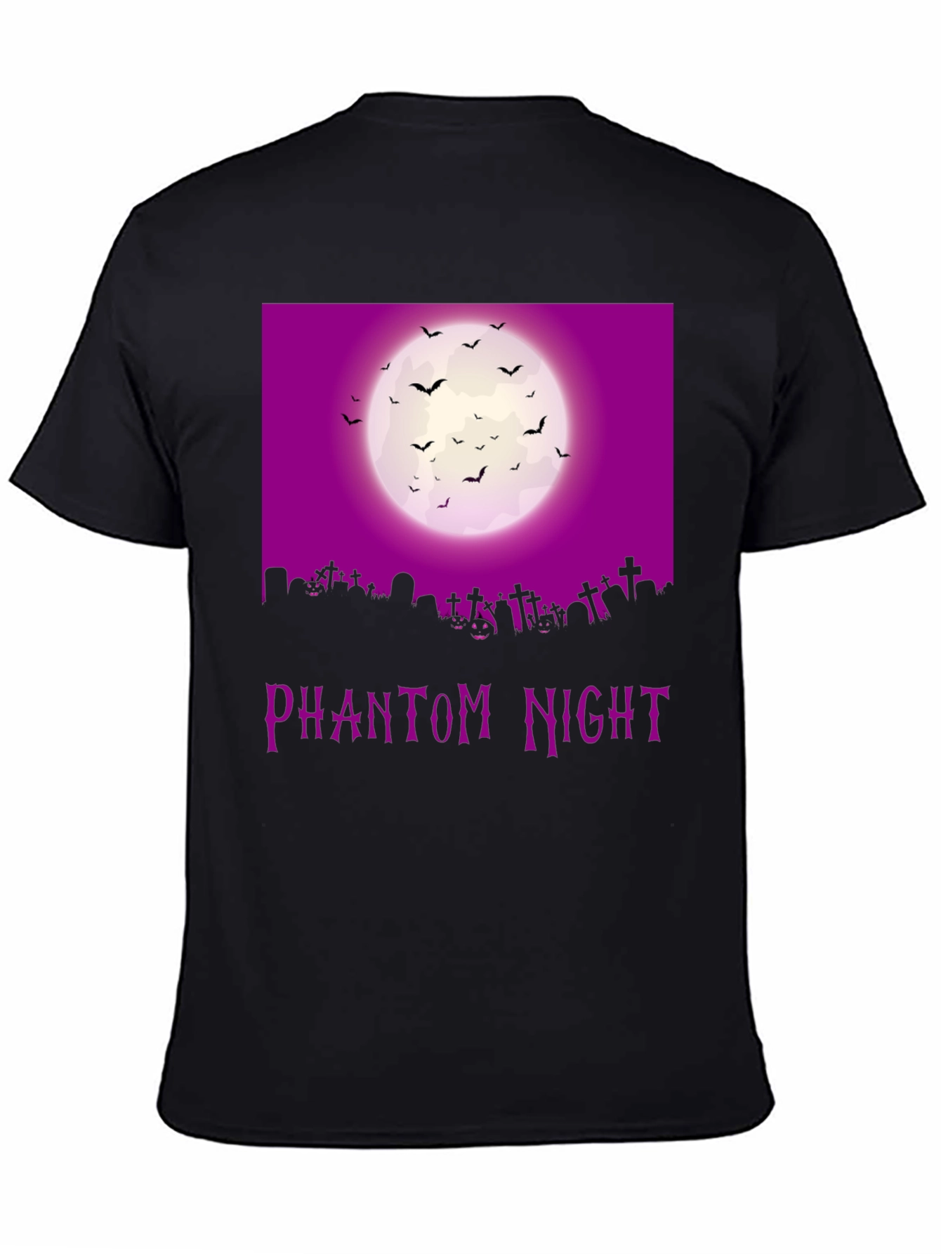 Phantom Night Halloween Graphic T-Shirt