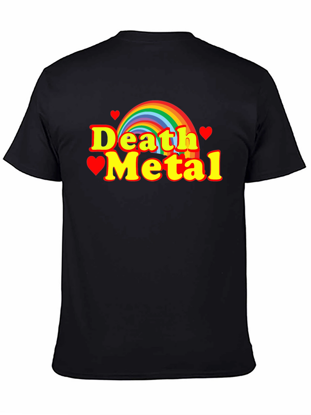 Rainbow Death Metal Graphic Tee