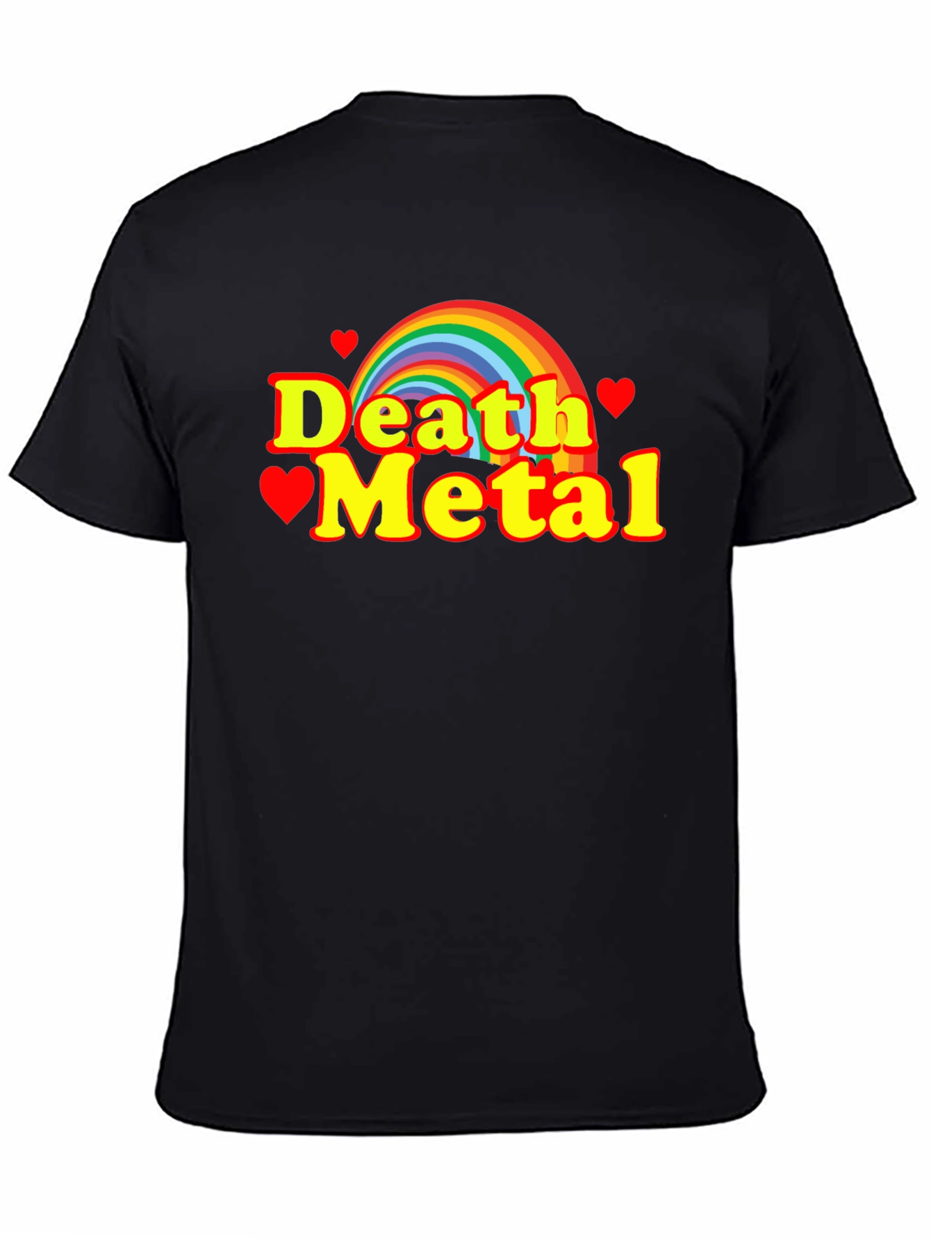 Rainbow Death Metal Graphic Tee