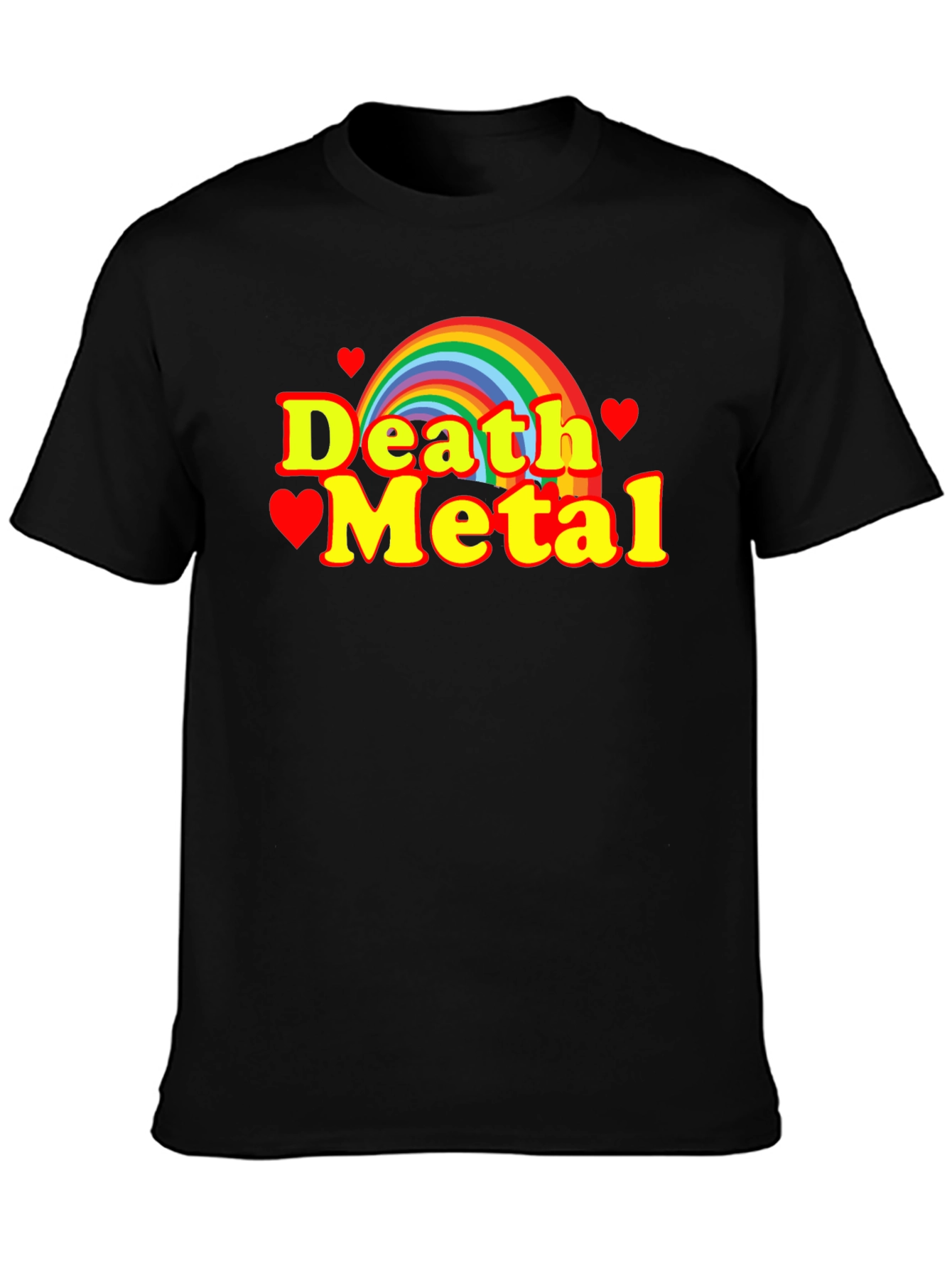 Rainbow Death Metal Graphic Tee