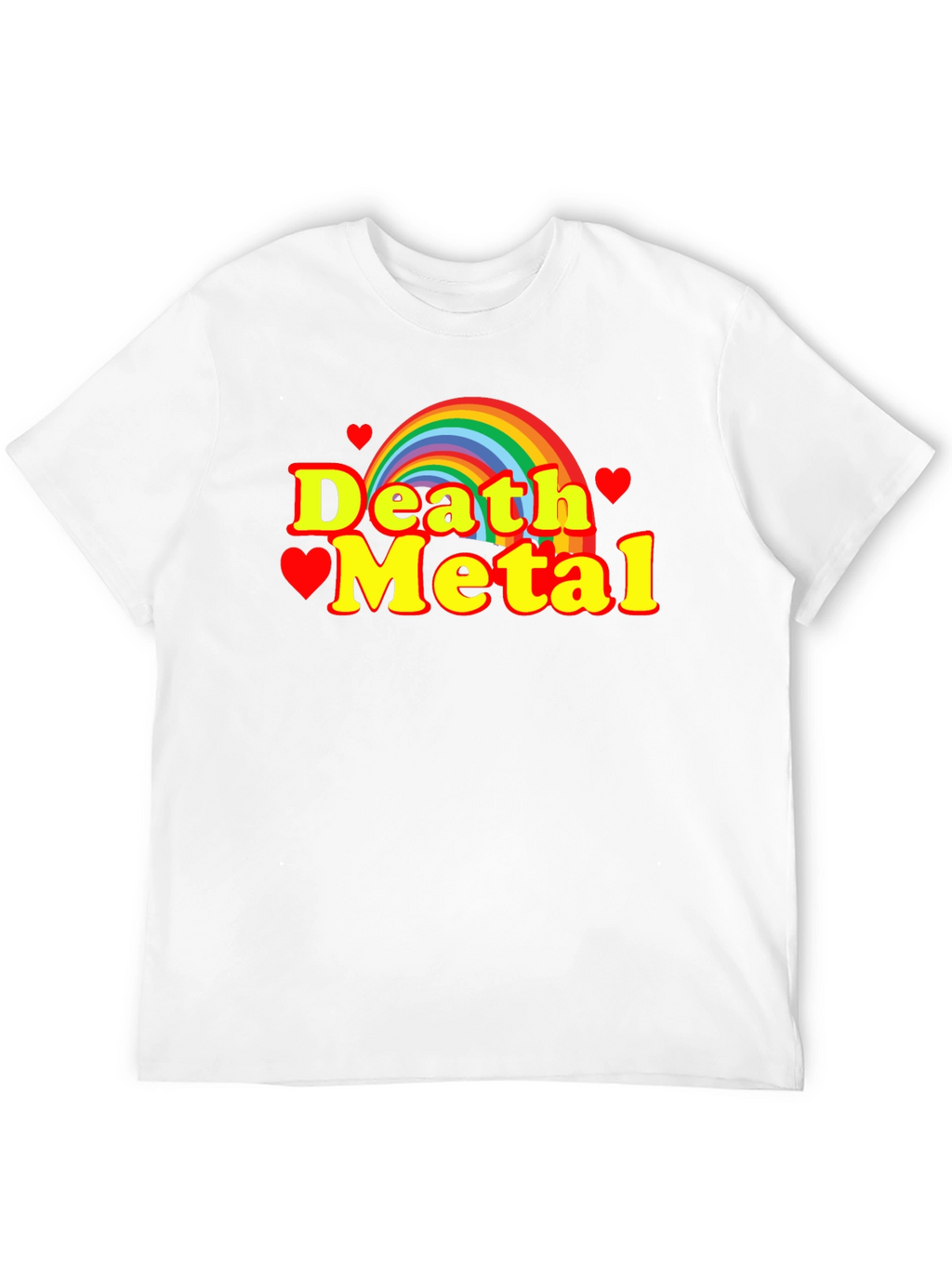 Rainbow Death Metal Graphic Tee