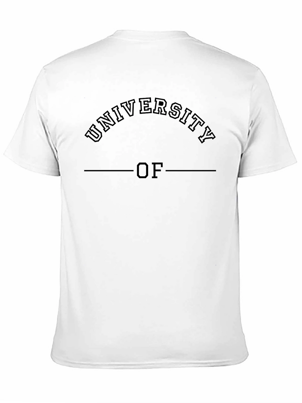 University Graphic Tee - Classic Black