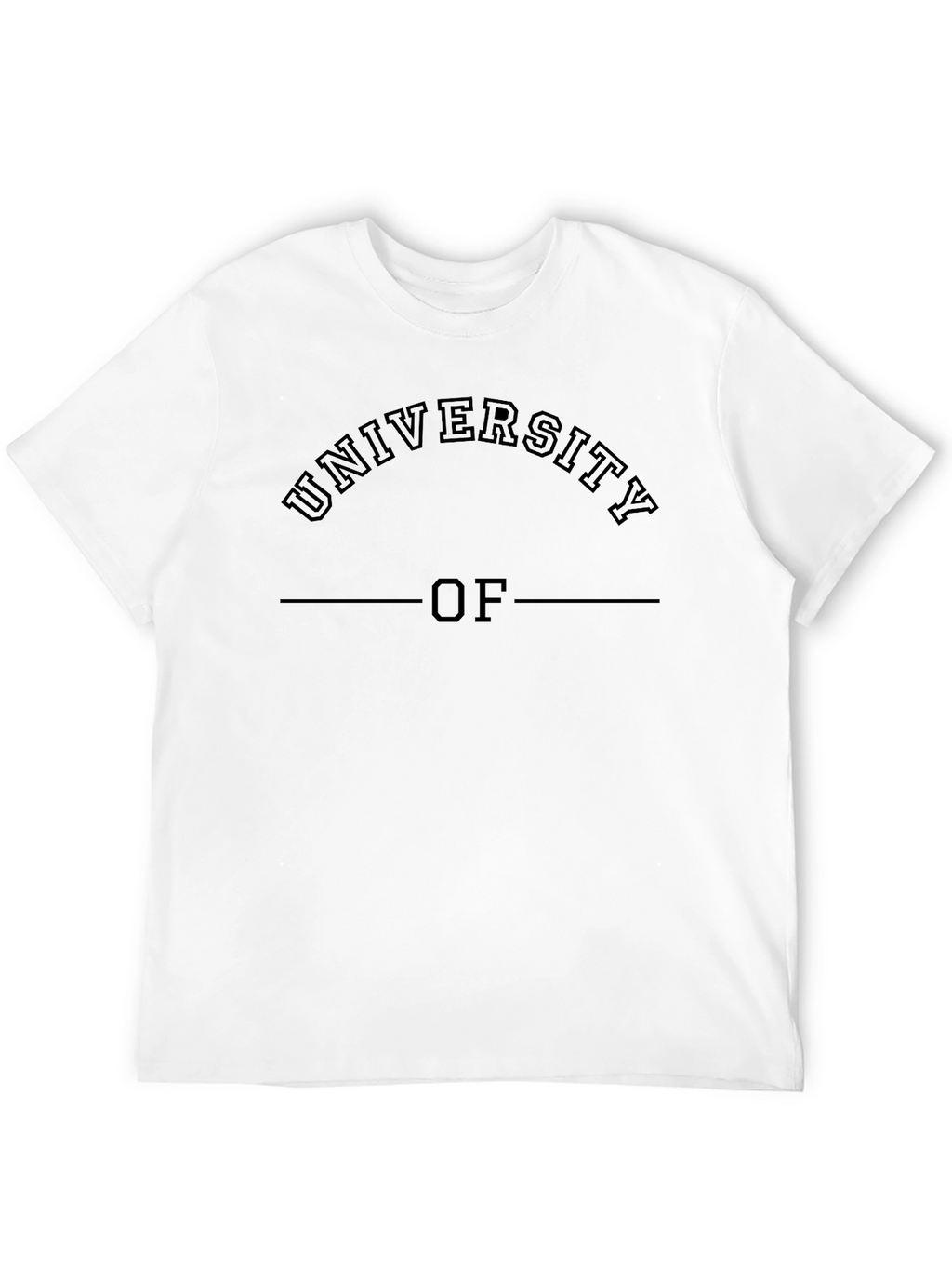 University Graphic Tee - Classic Black