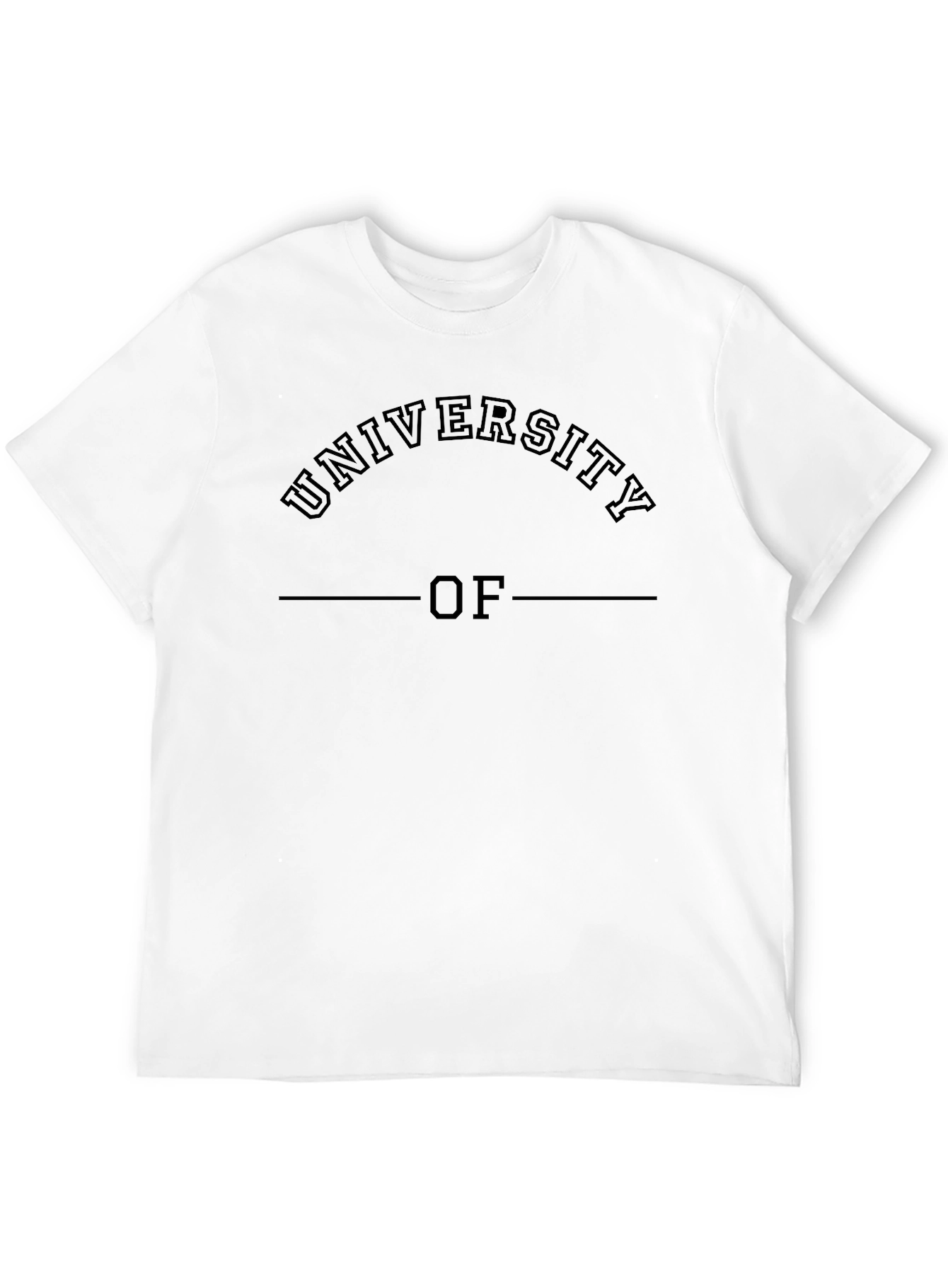 University Graphic Tee - Classic Black