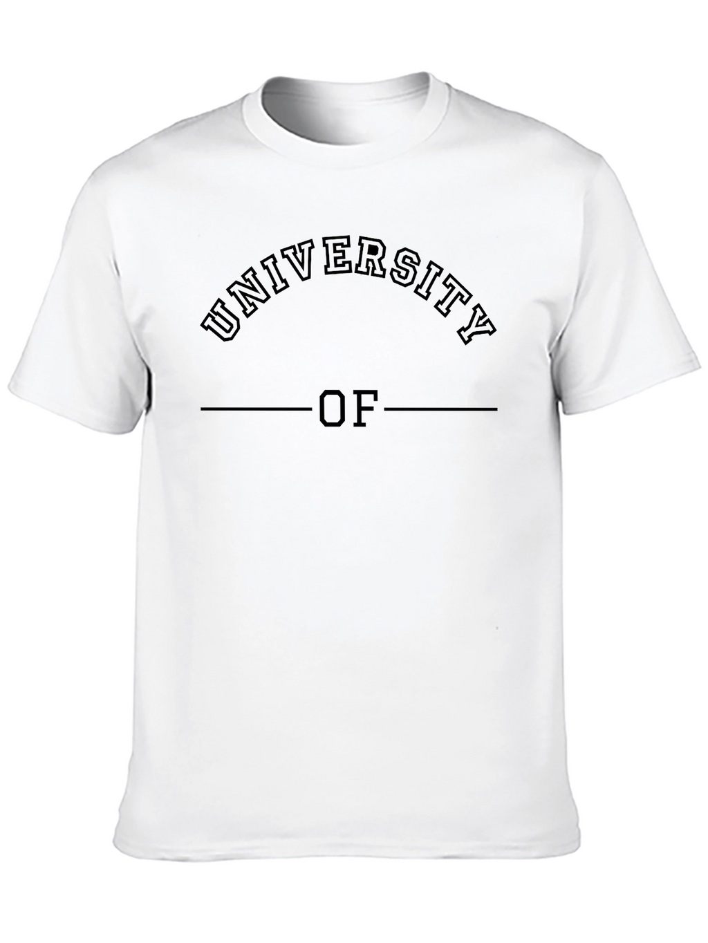 University Graphic Tee - Classic Black