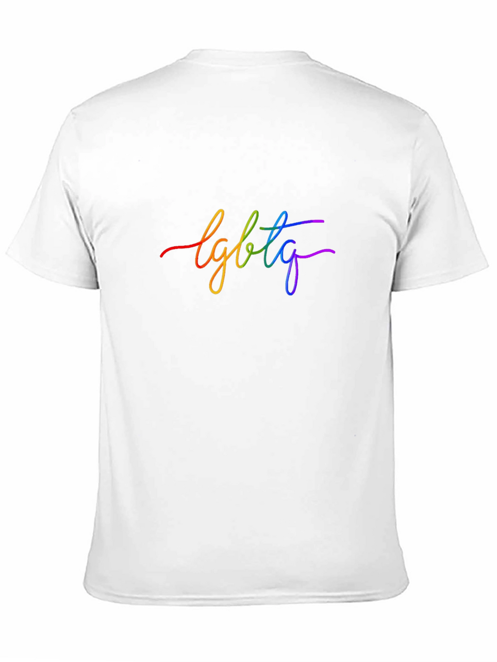 LGBTQ Rainbow Graphic Black T-Shirt