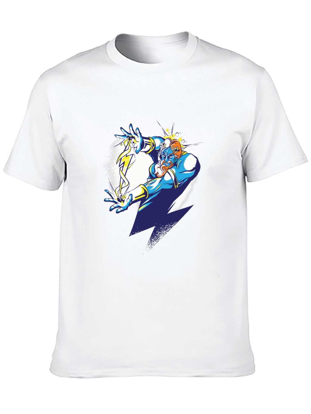 Electric Genie Graphic T-Shirt - Black Cotton Tee