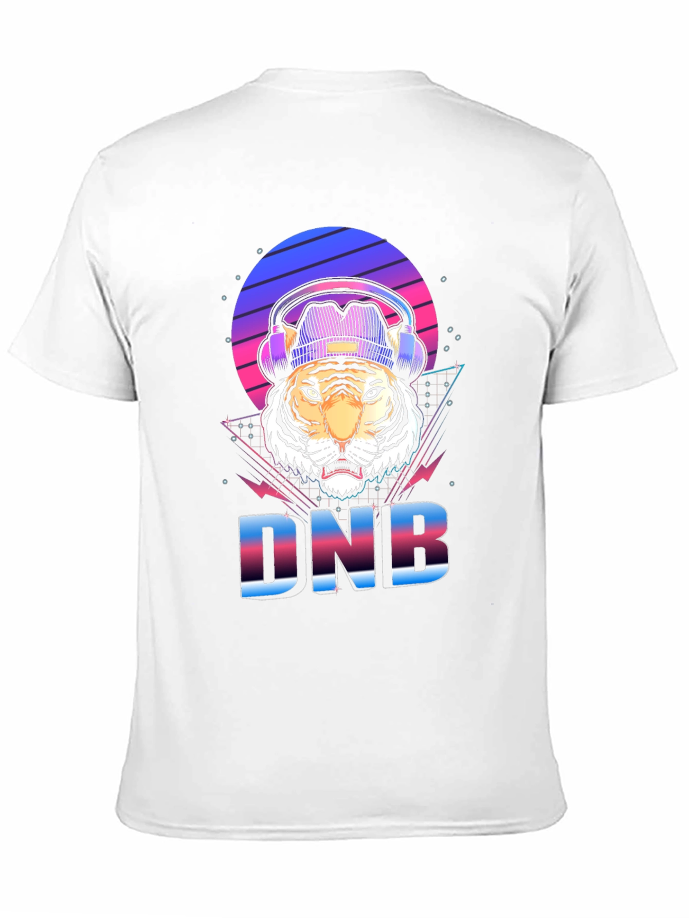 DNB Tiger Graphic T-Shirt EDM Rave Style