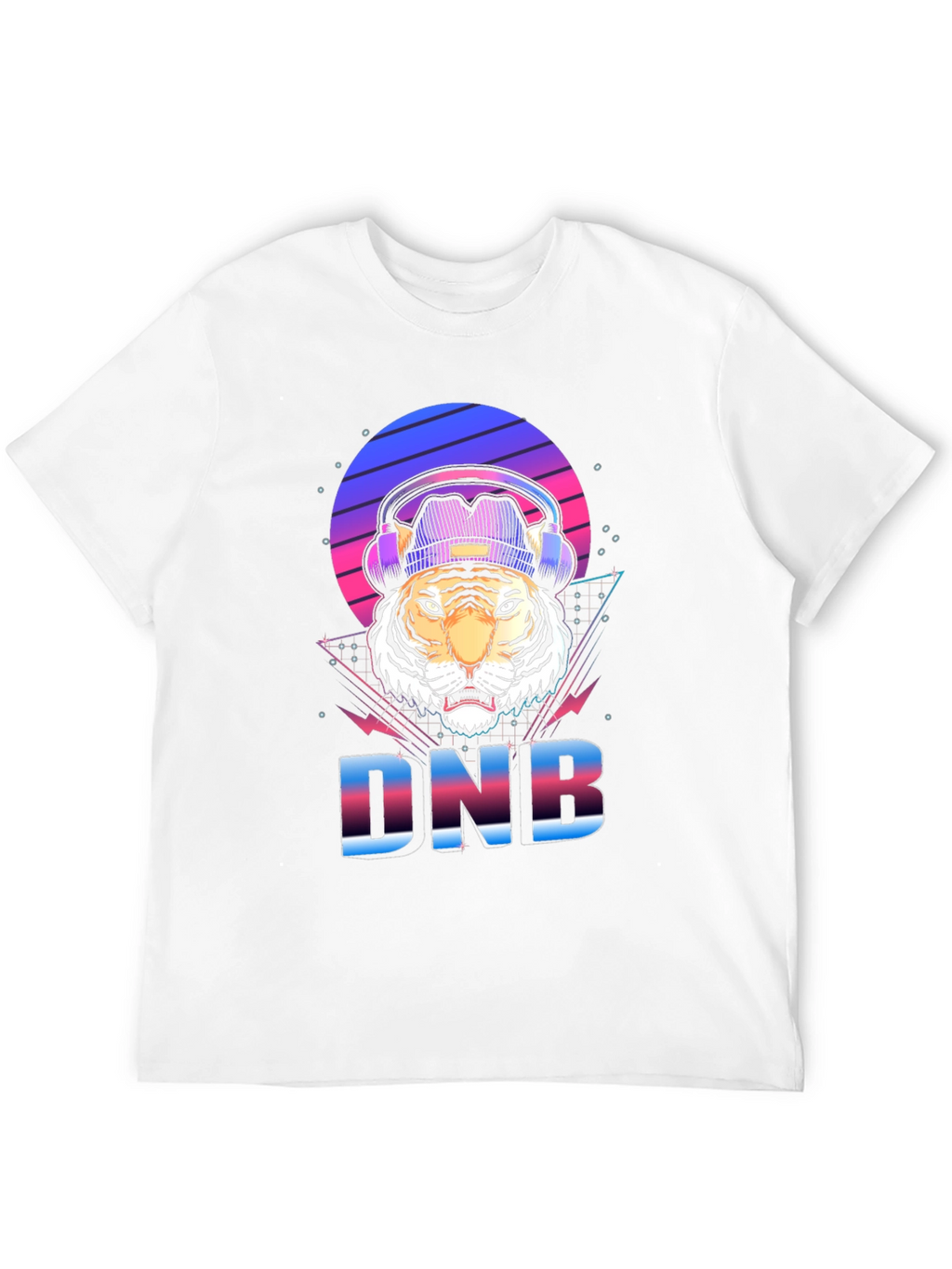 DNB Tiger Graphic T-Shirt EDM Rave Style