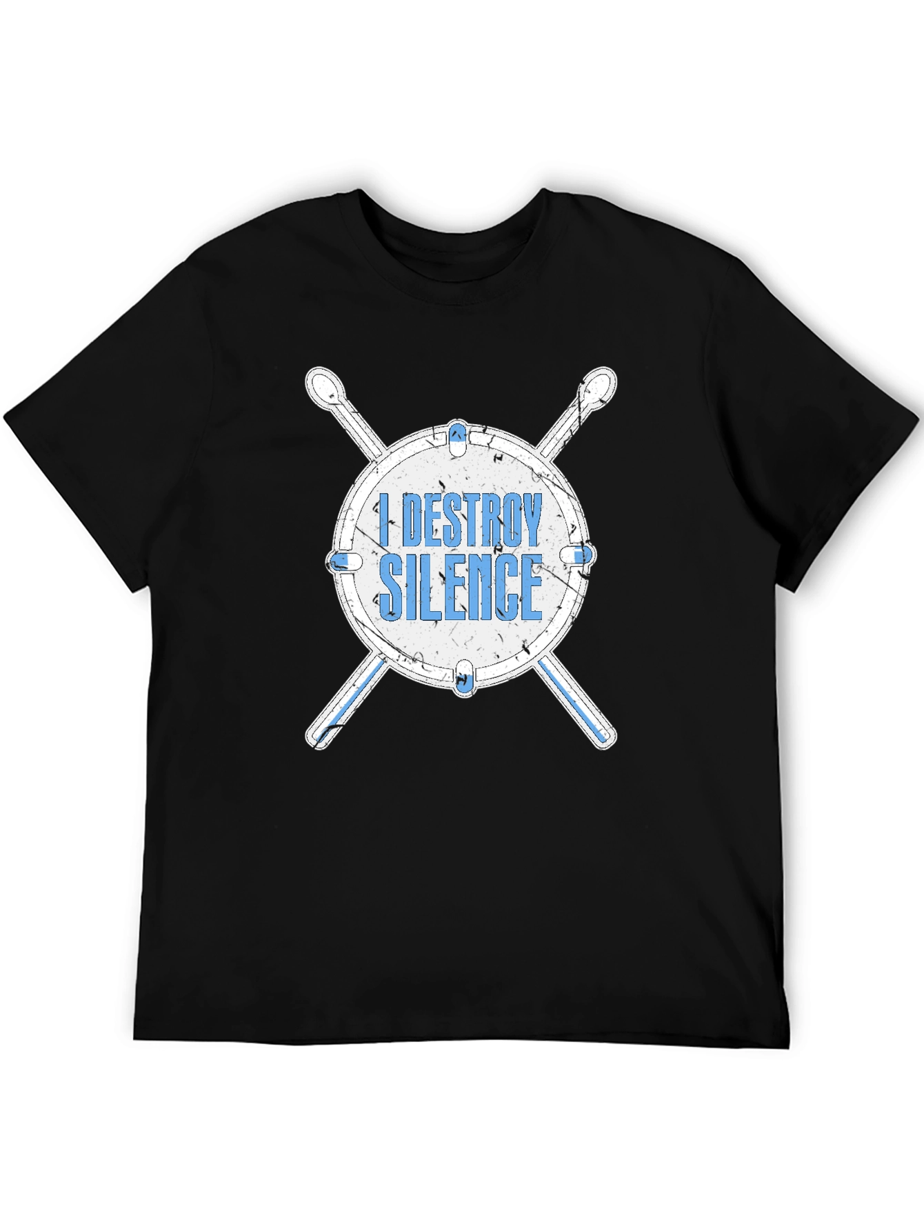 I Destroy Silence Drum T-Shirt