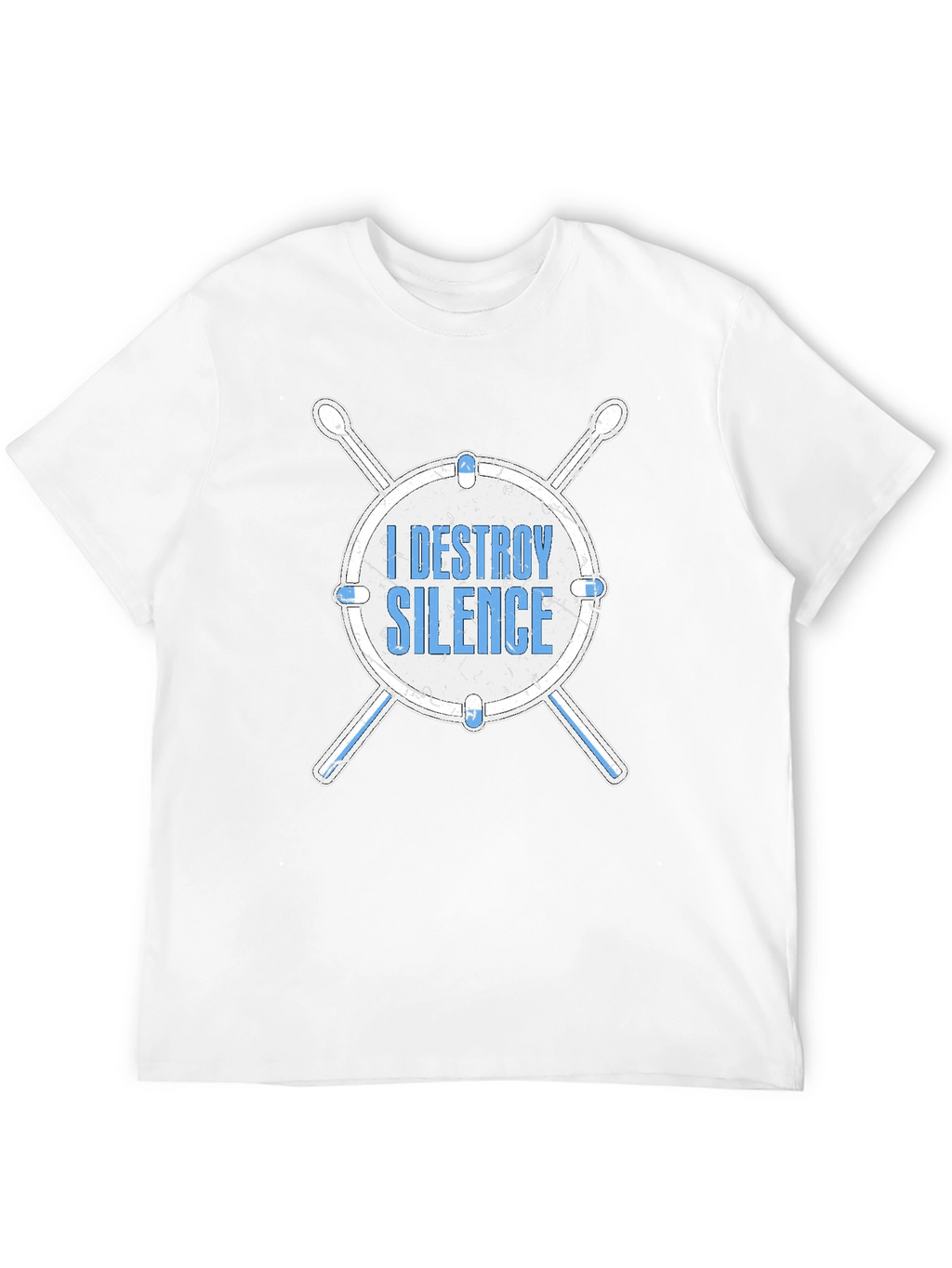 I Destroy Silence Drum T-Shirt