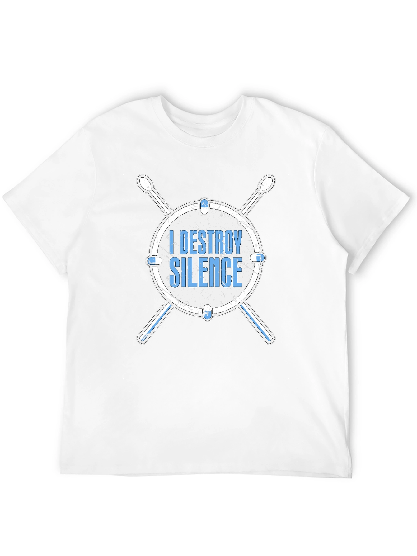 I Destroy Silence Drum T-Shirt