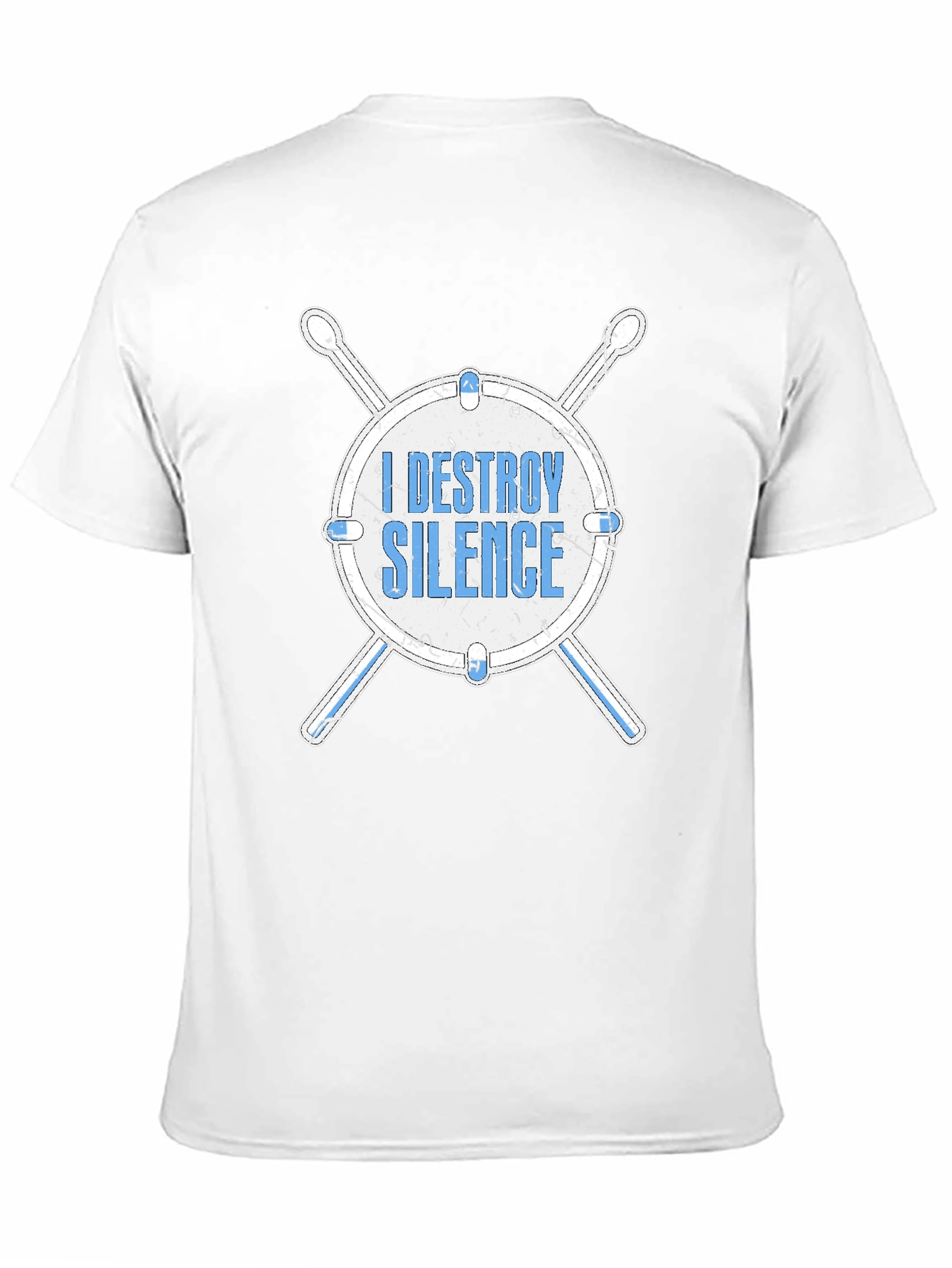 I Destroy Silence Drum T-Shirt