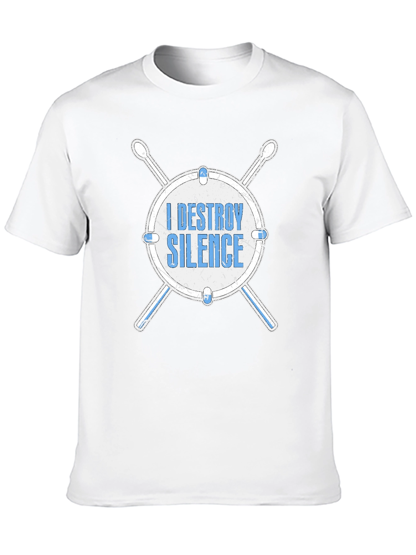 I Destroy Silence Drum T-Shirt