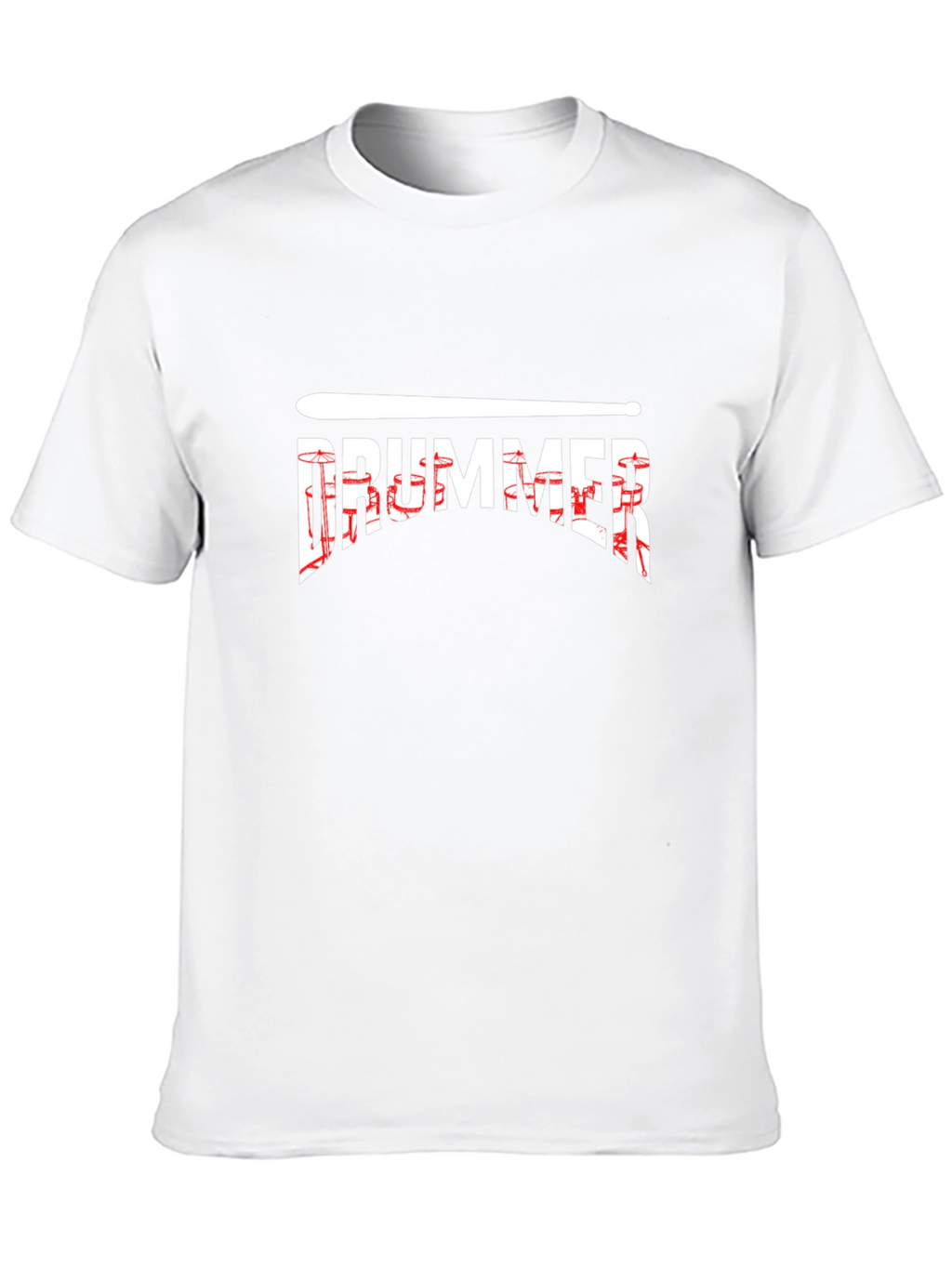 Drummer Graphic Tee - Black Cotton T-Shirt