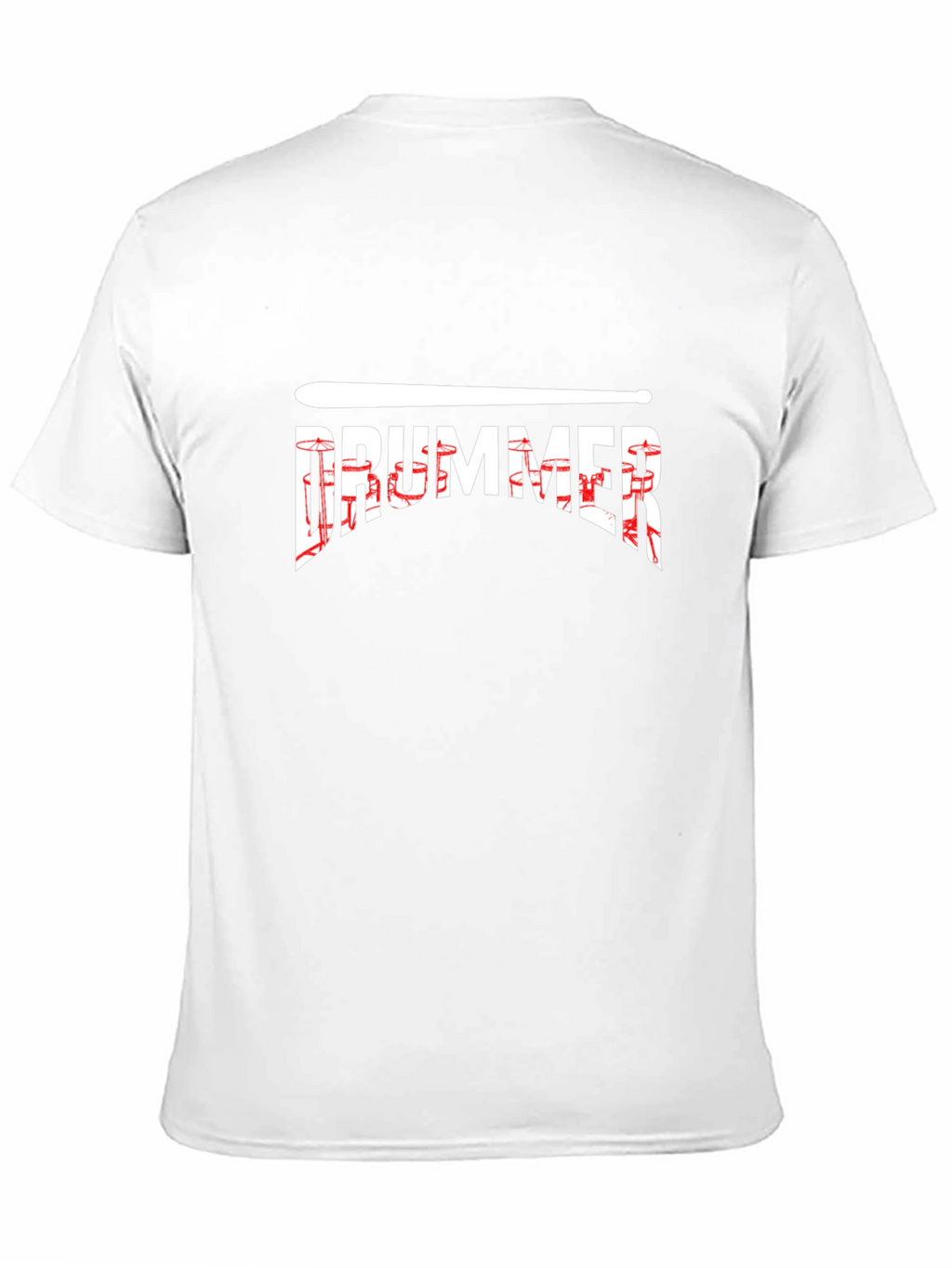 Drummer Graphic Tee - Black Cotton T-Shirt