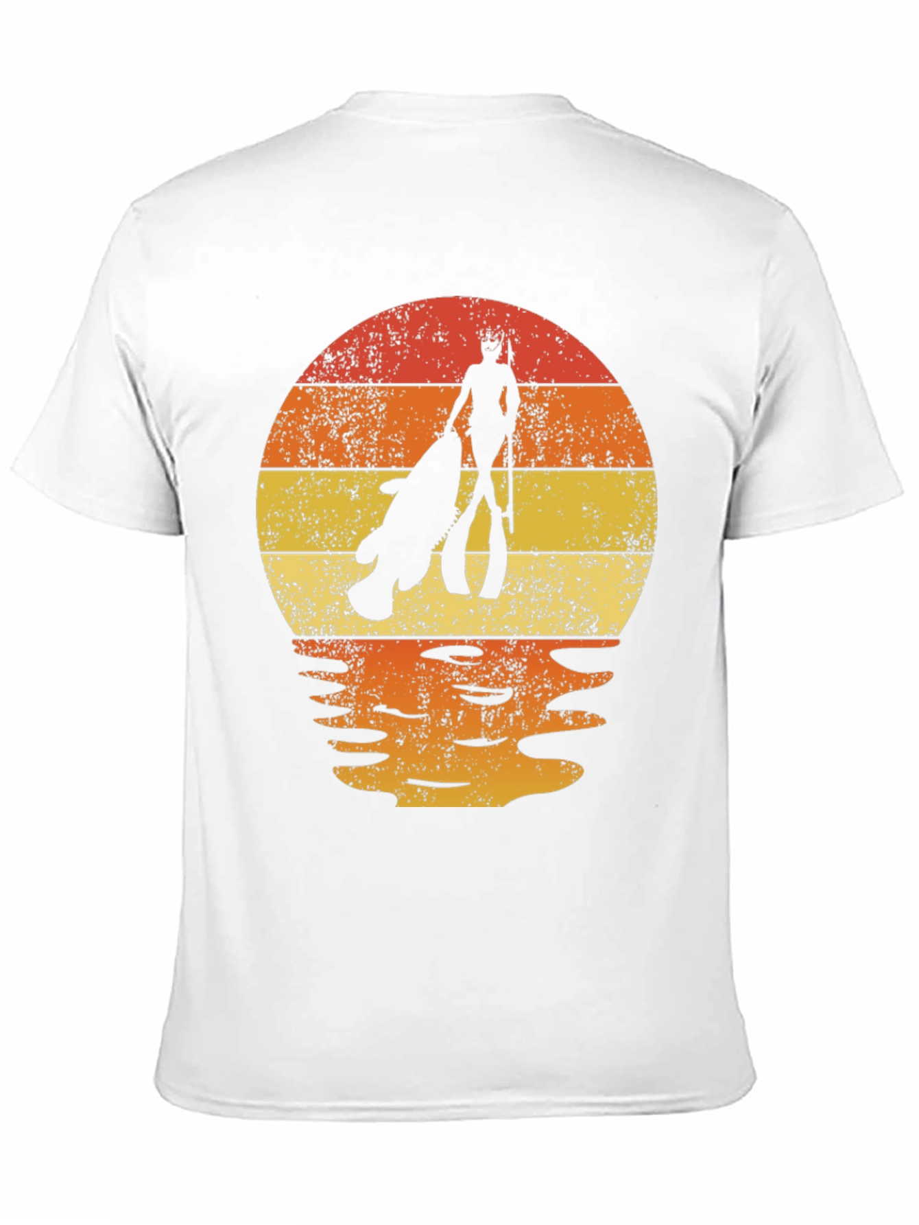 Spearfishing Sunset Graphic Tee - Dive in Style!