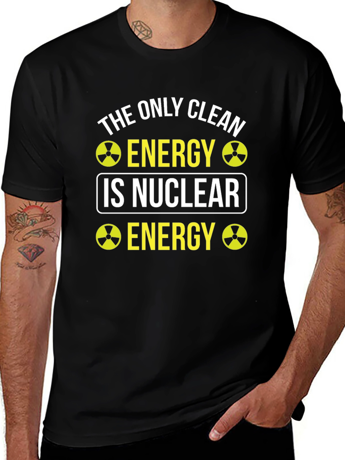 Nuclear Energy T-Shirt - Clean Energy Supporter Tee