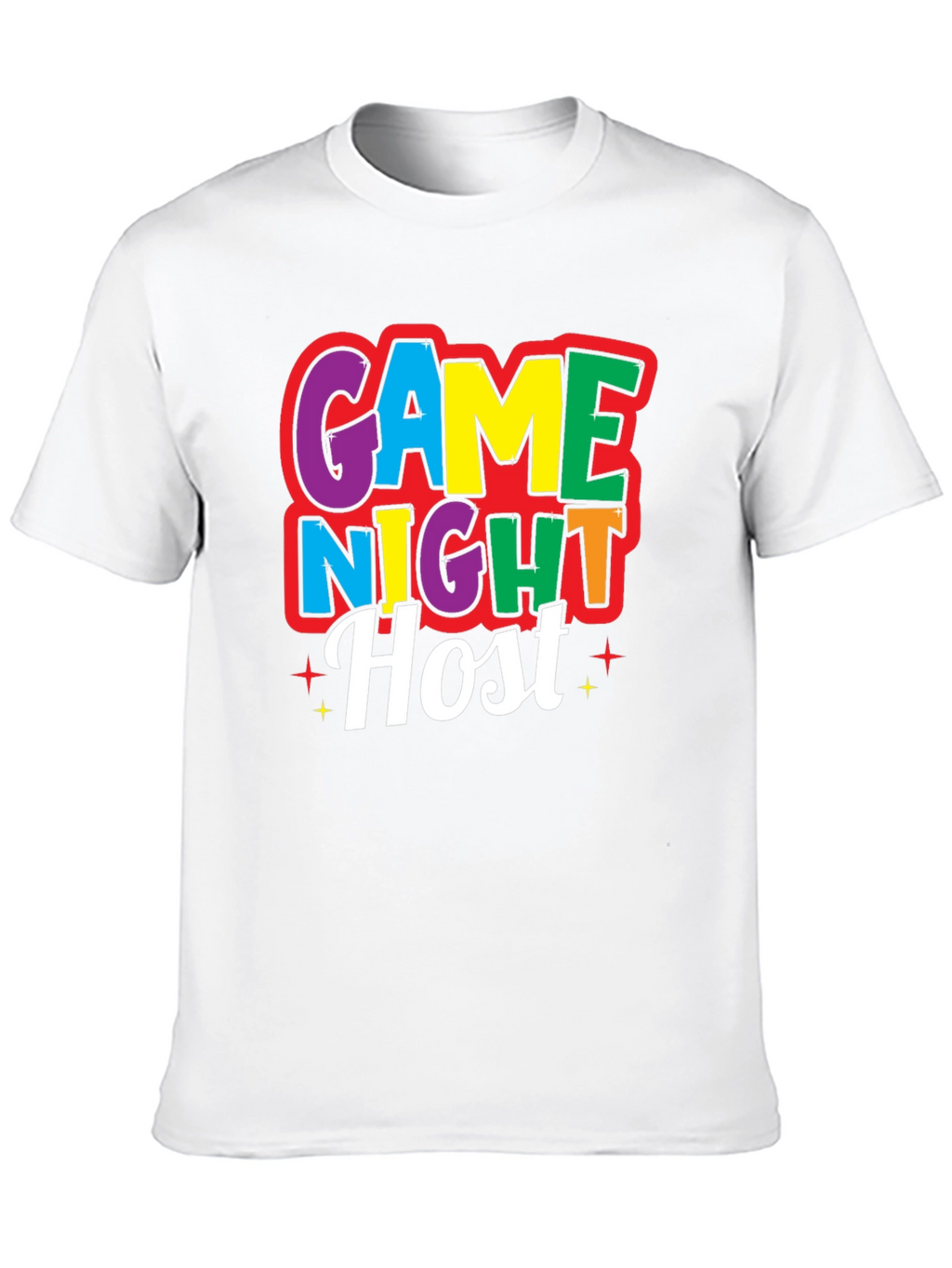 Game Night Host Black T-Shirt