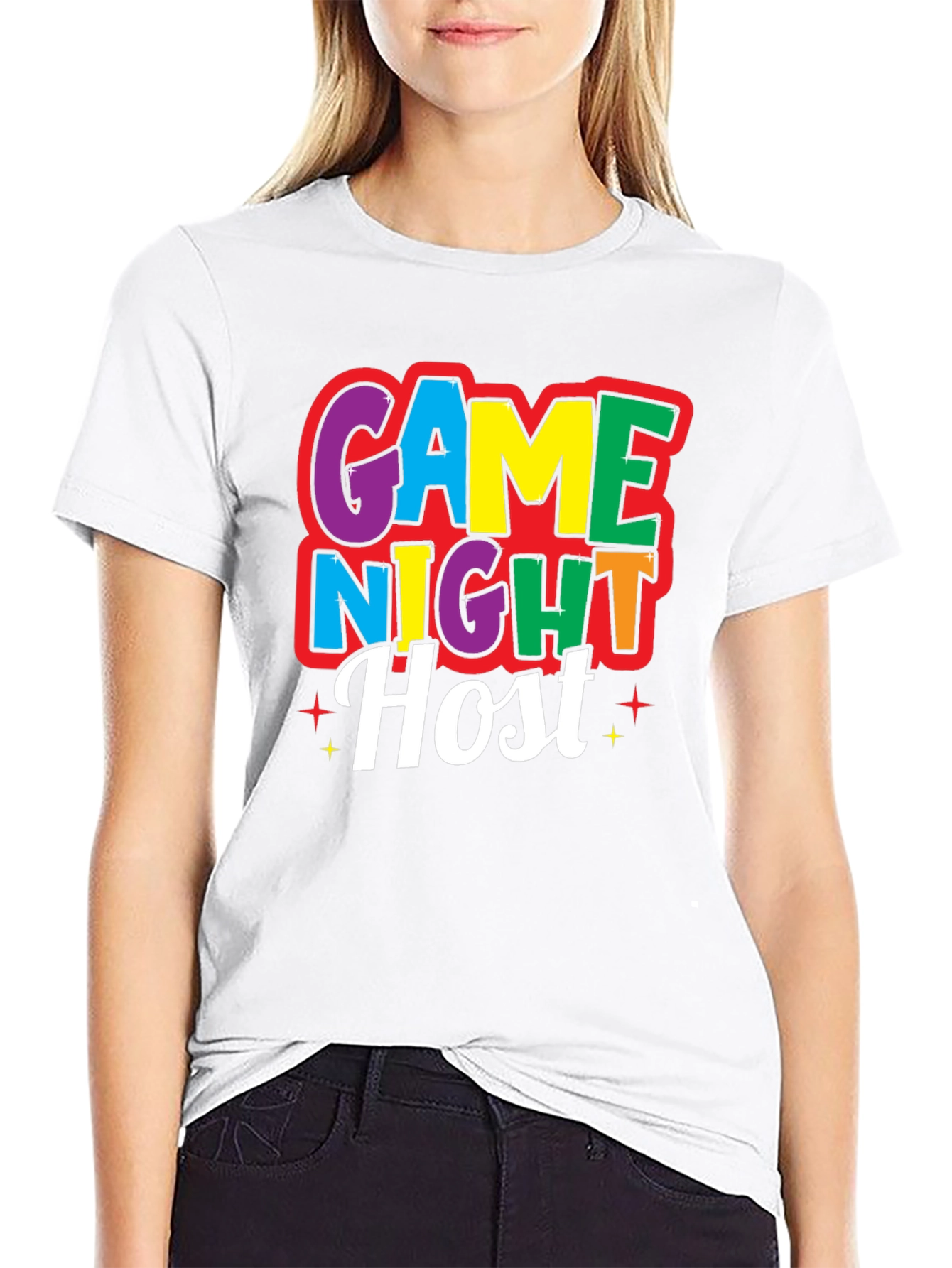 Game Night Host Black T-Shirt