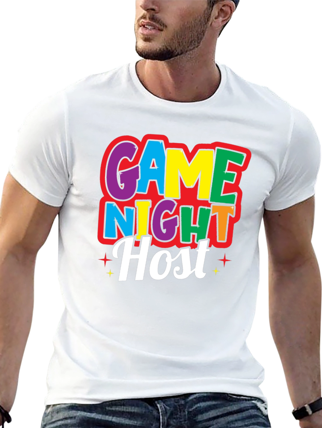 Game Night Host Black T-Shirt
