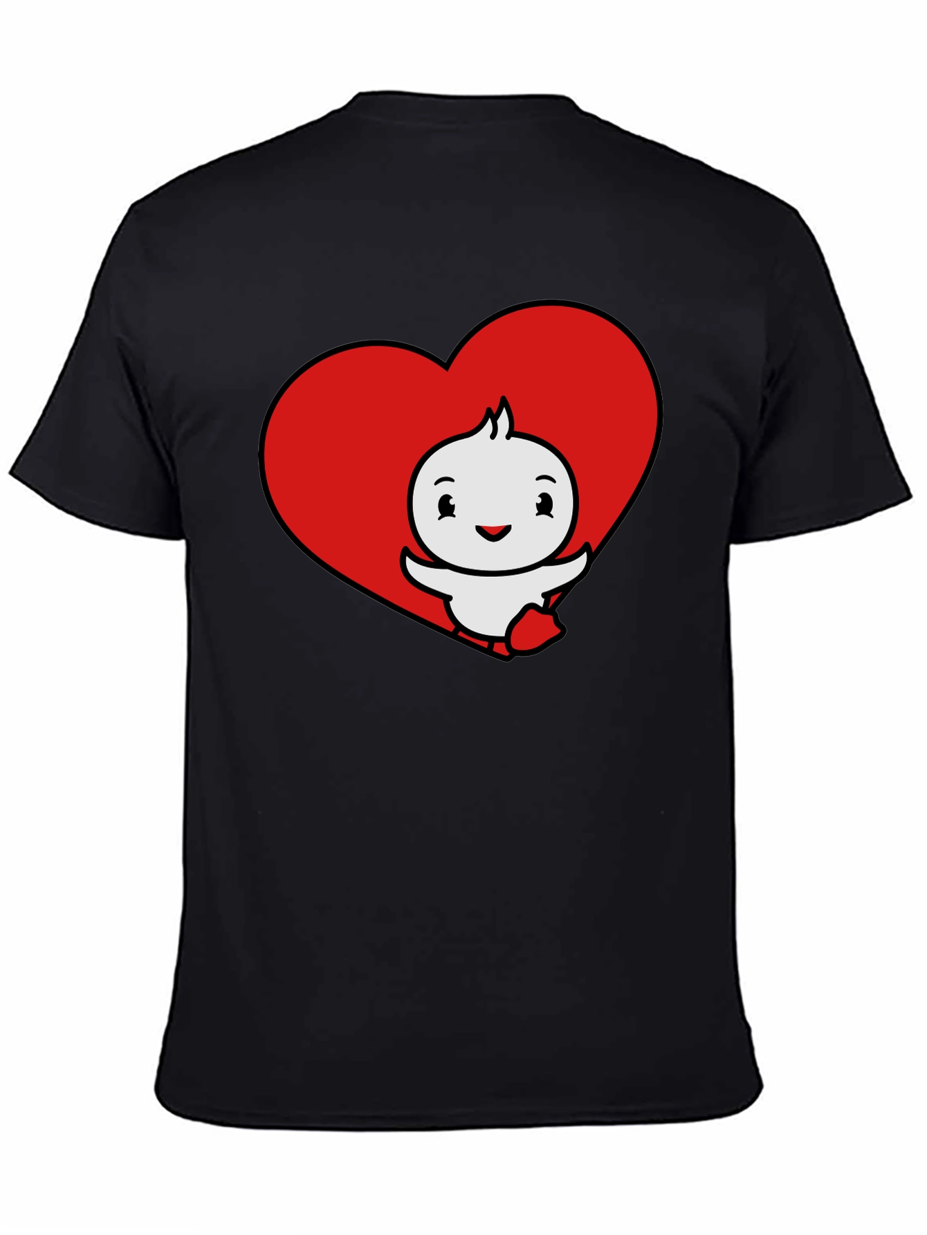 Cute Cartoon Heart Graphic T-Shirt
