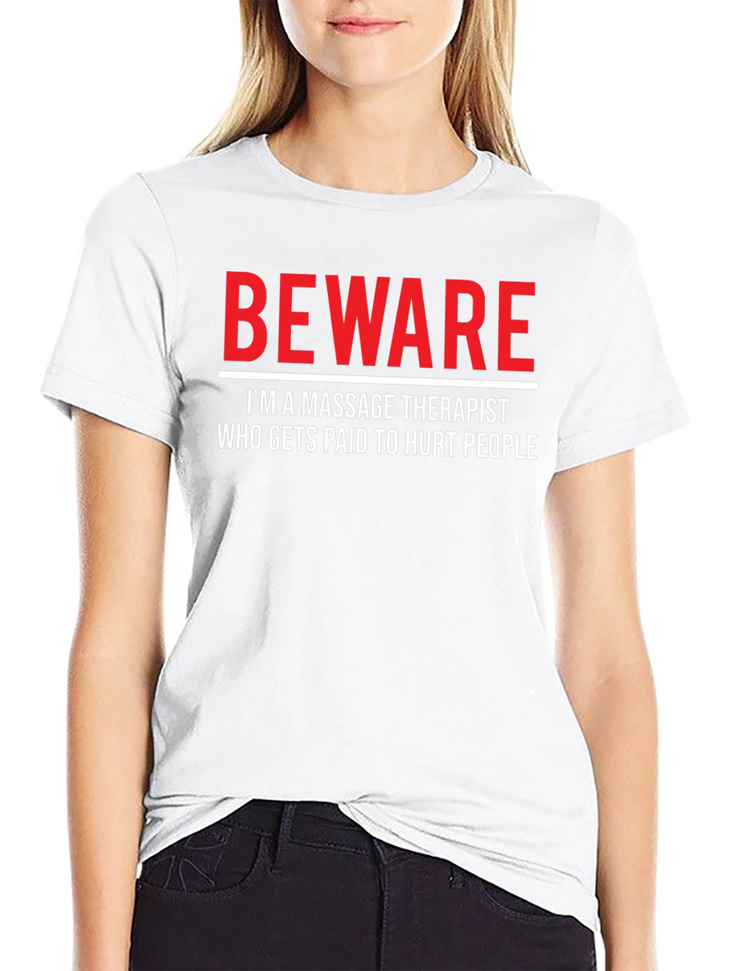 Beware Massage Therapist Graphic T-Shirt