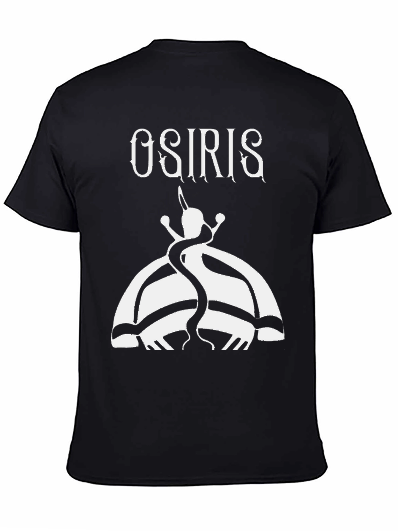 Osiris Graphic Tee - Black Cotton T-Shirt