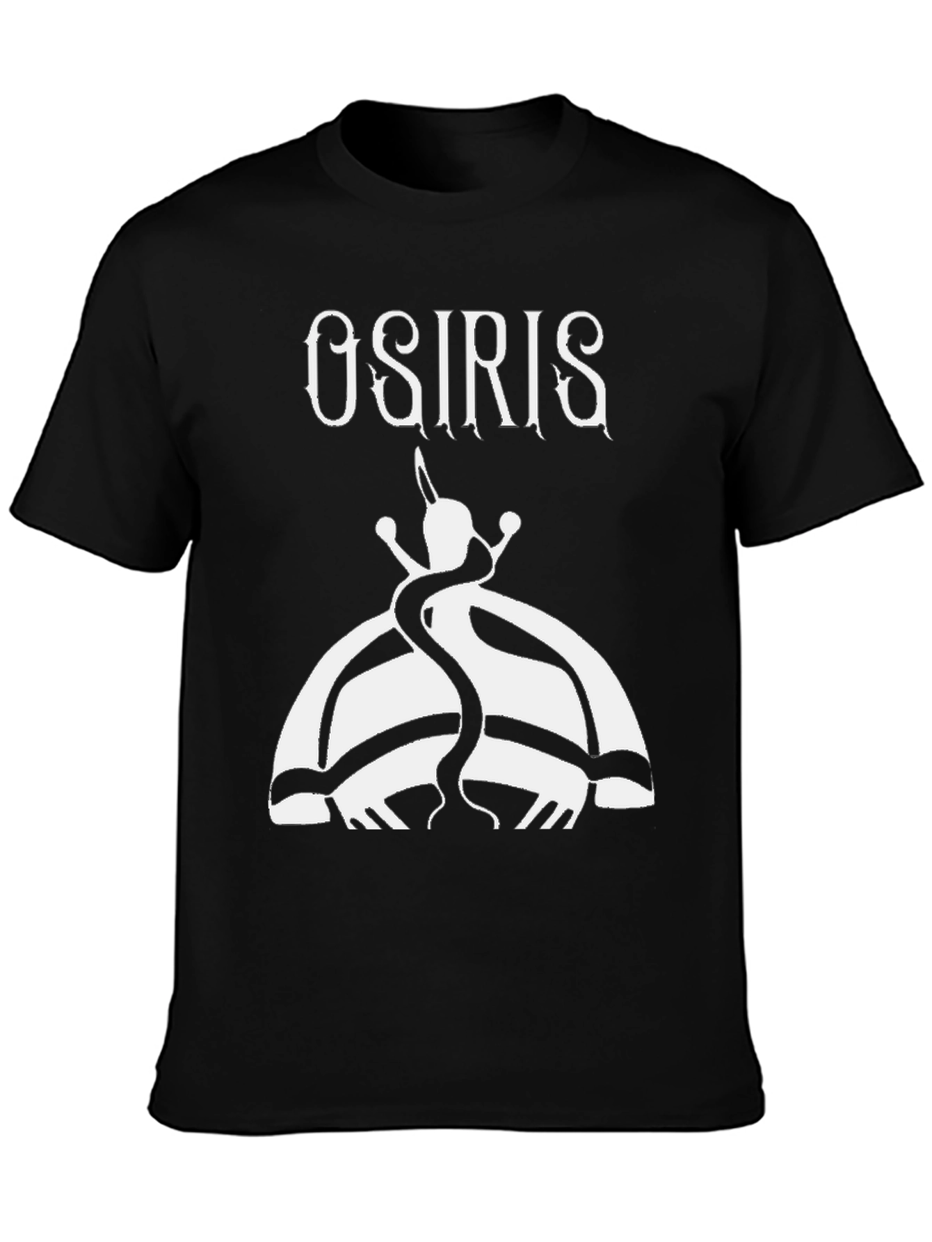 Osiris Graphic Tee - Black Cotton T-Shirt