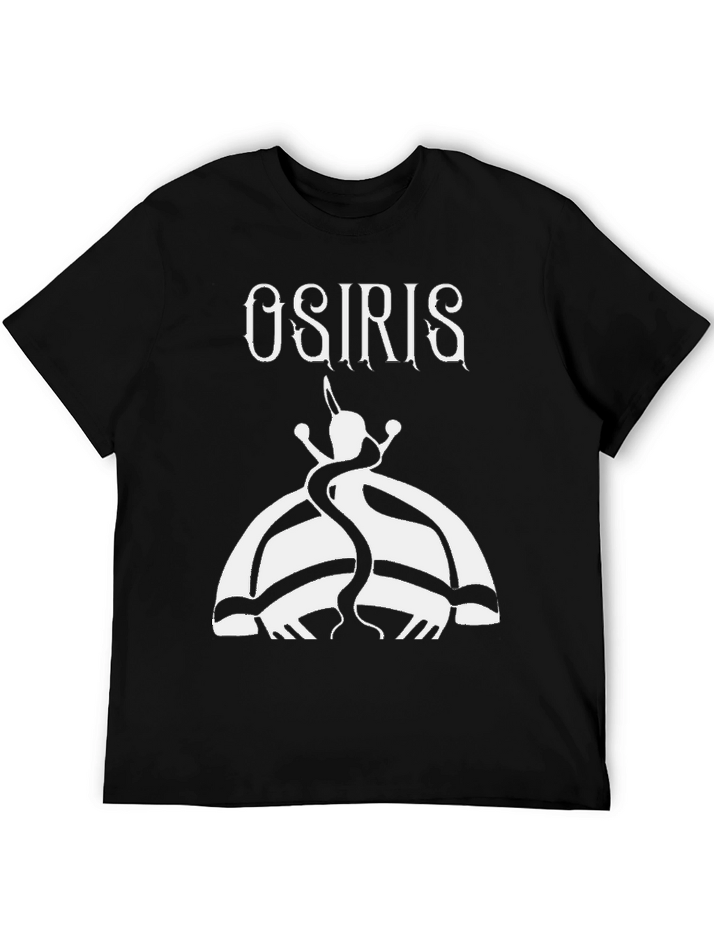 Osiris Graphic Tee - Black Cotton T-Shirt