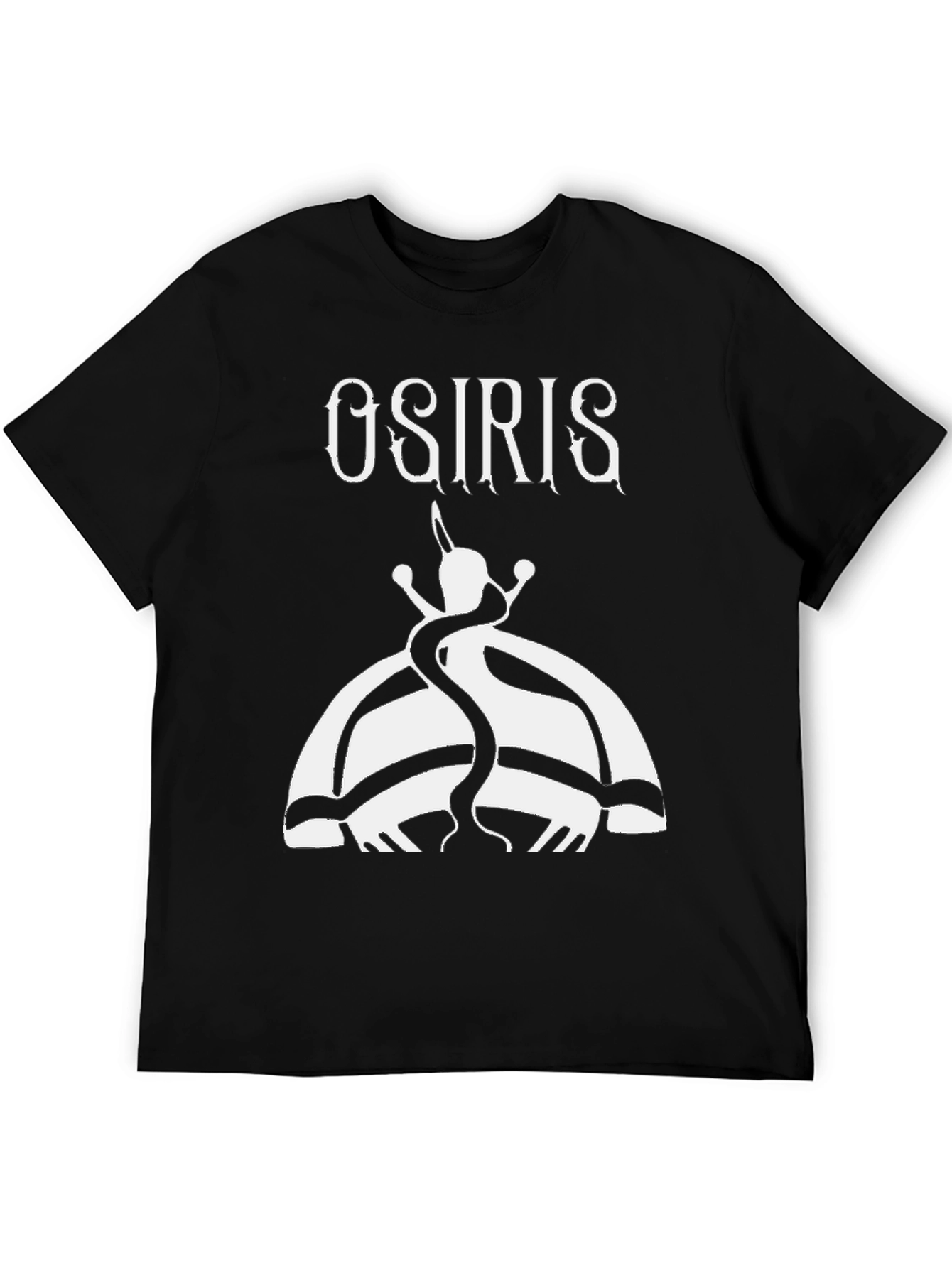 Osiris Graphic Tee - Black Cotton T-Shirt
