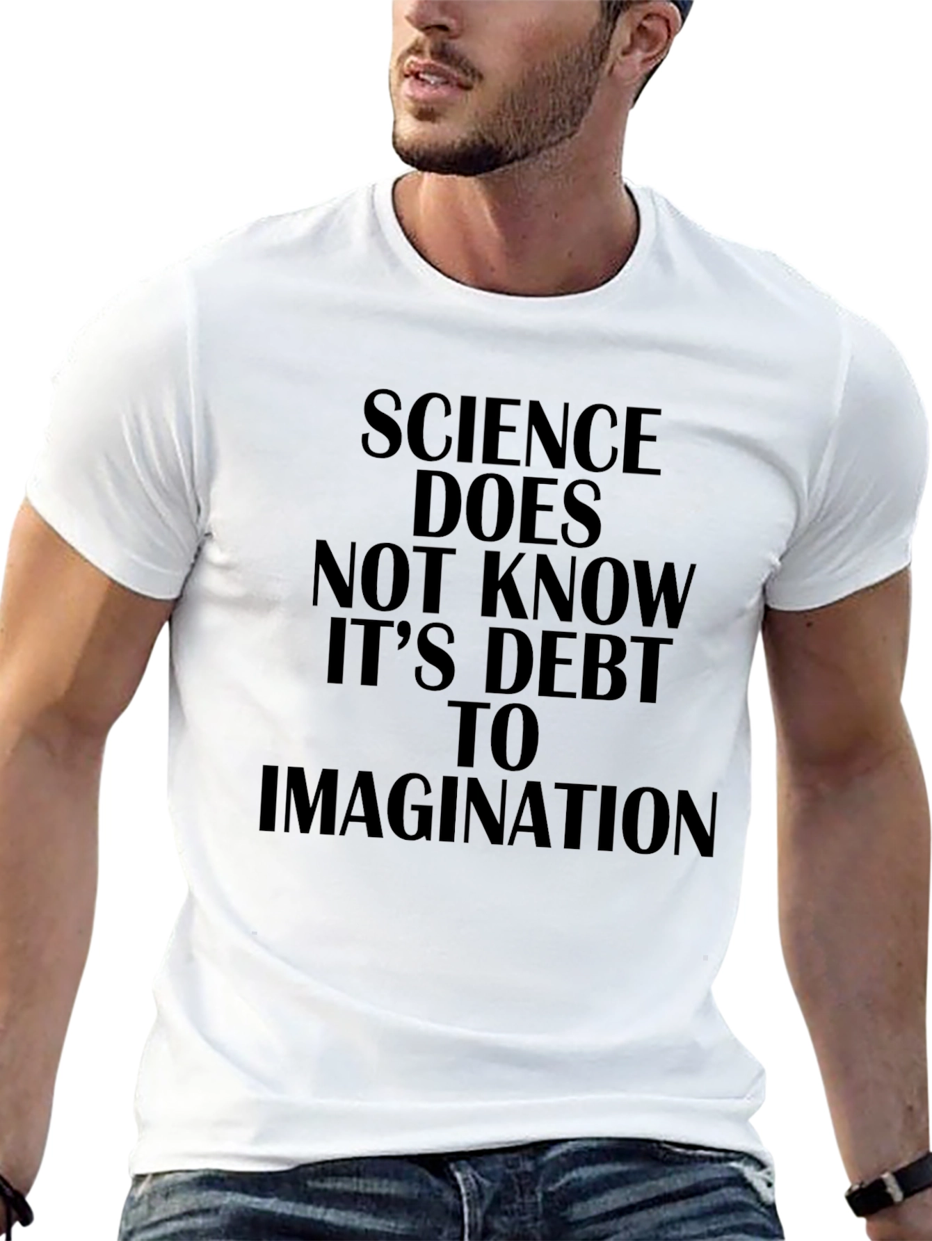 Science & Imagination Black Graphic Tee