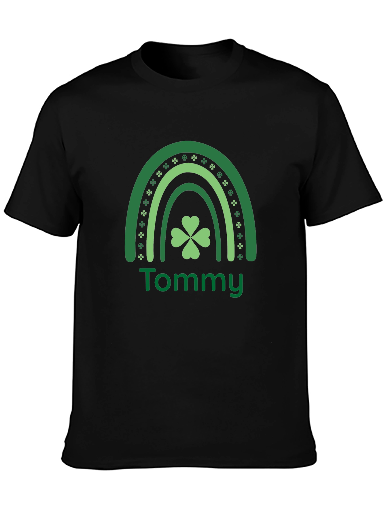 Tommy St. Patricks Day Shamrock Rainbow T-Shirt
