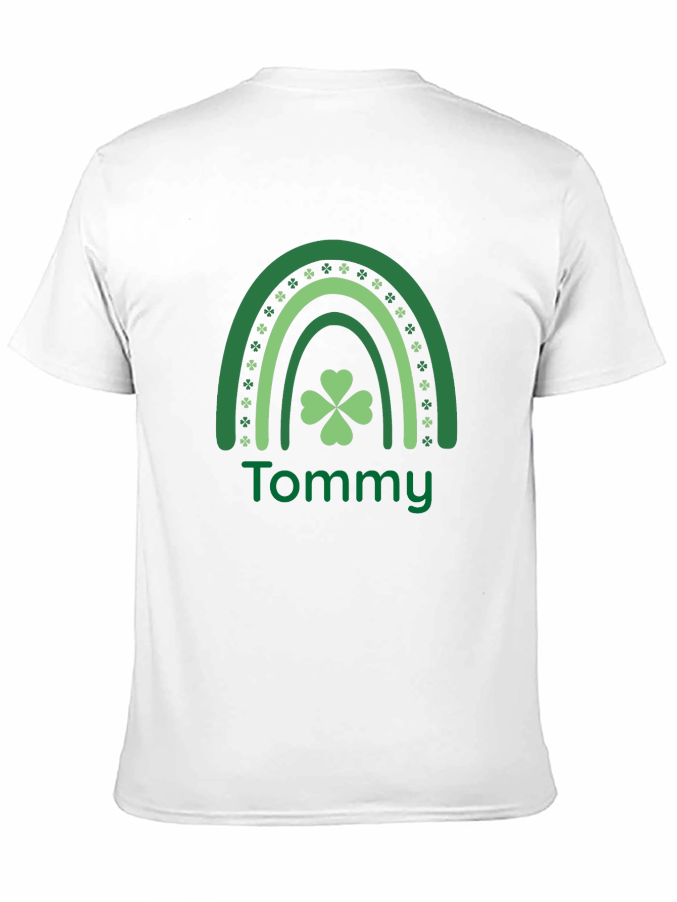 Tommy St. Patricks Day Shamrock Rainbow T-Shirt