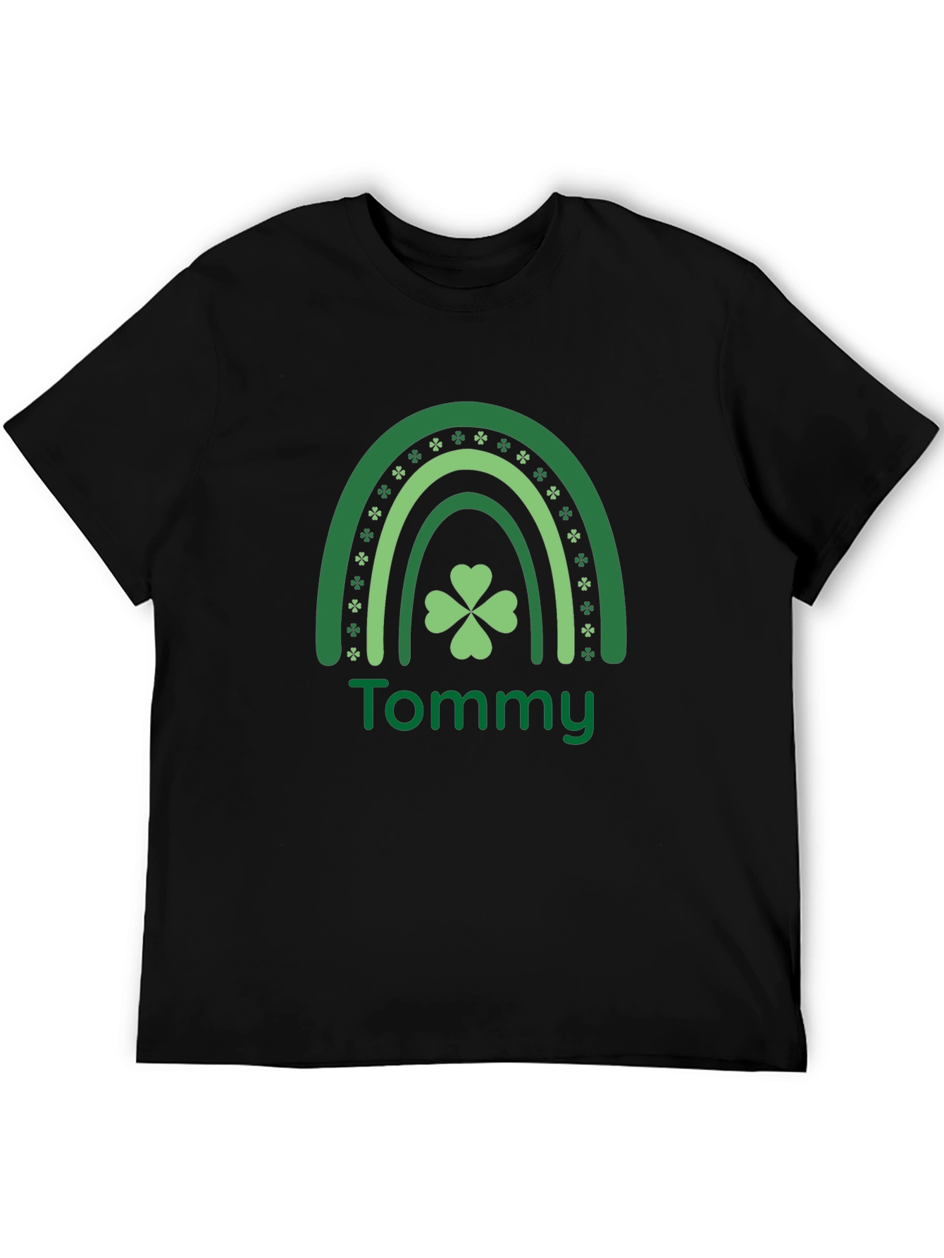Tommy St. Patricks Day Shamrock Rainbow T-Shirt