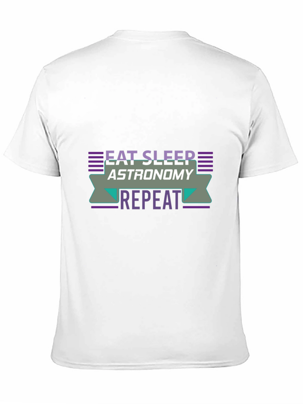 Eat Sleep Astronomy Repeat Black T-Shirt