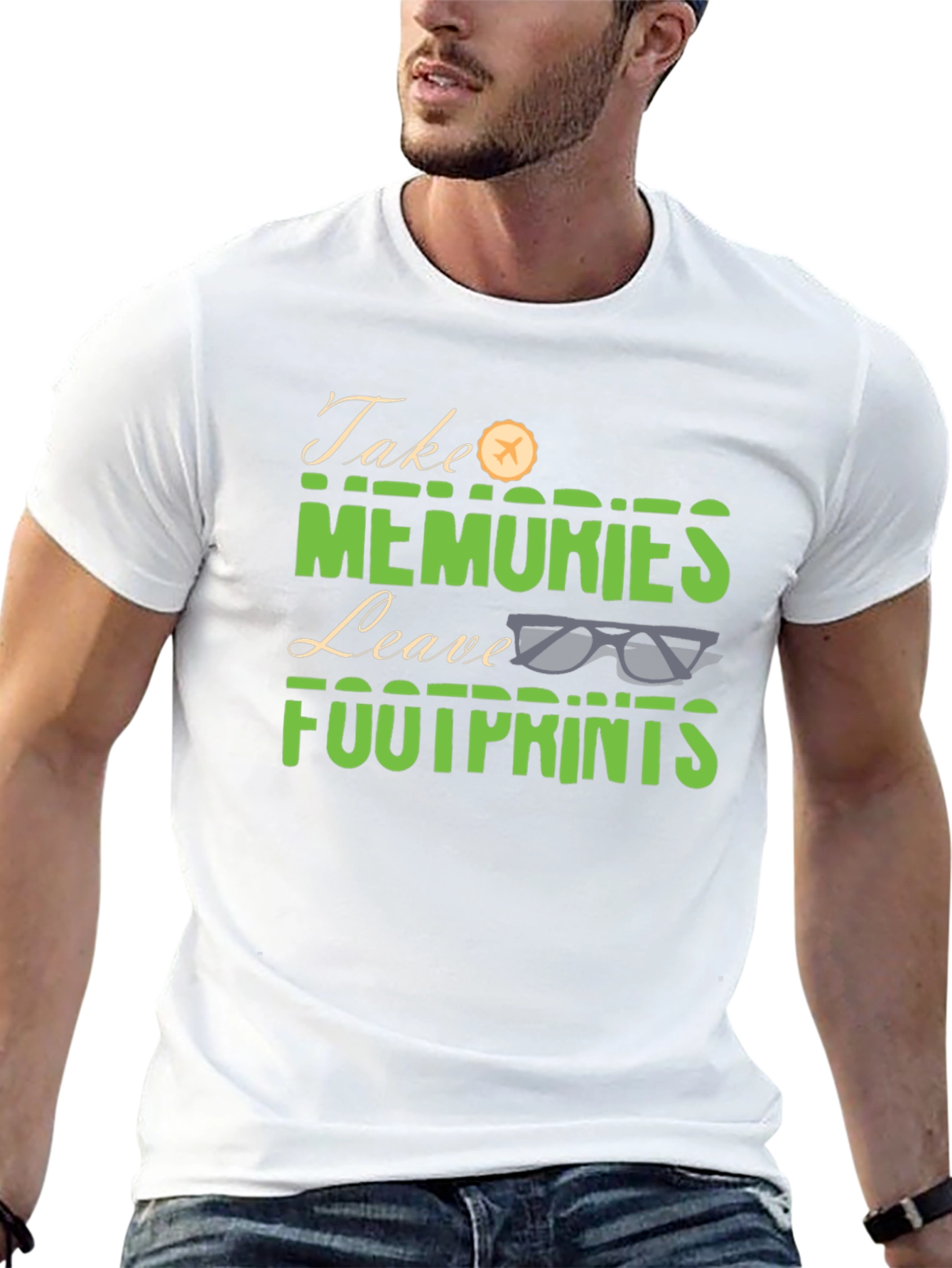 Take Memories Leave Footprints Graphic Tee