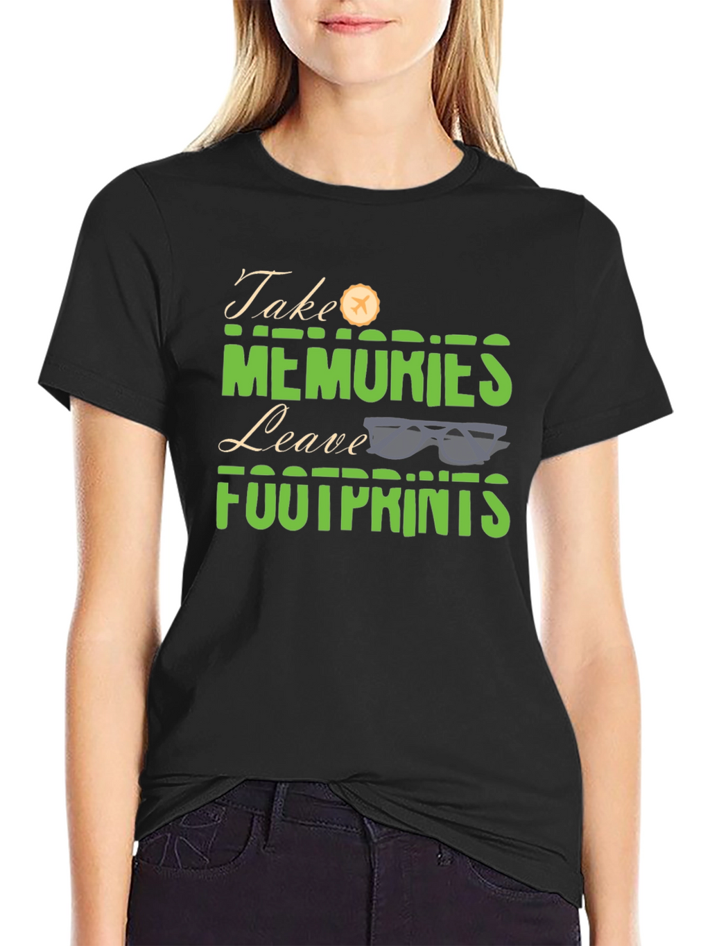 Take Memories Leave Footprints Graphic Tee