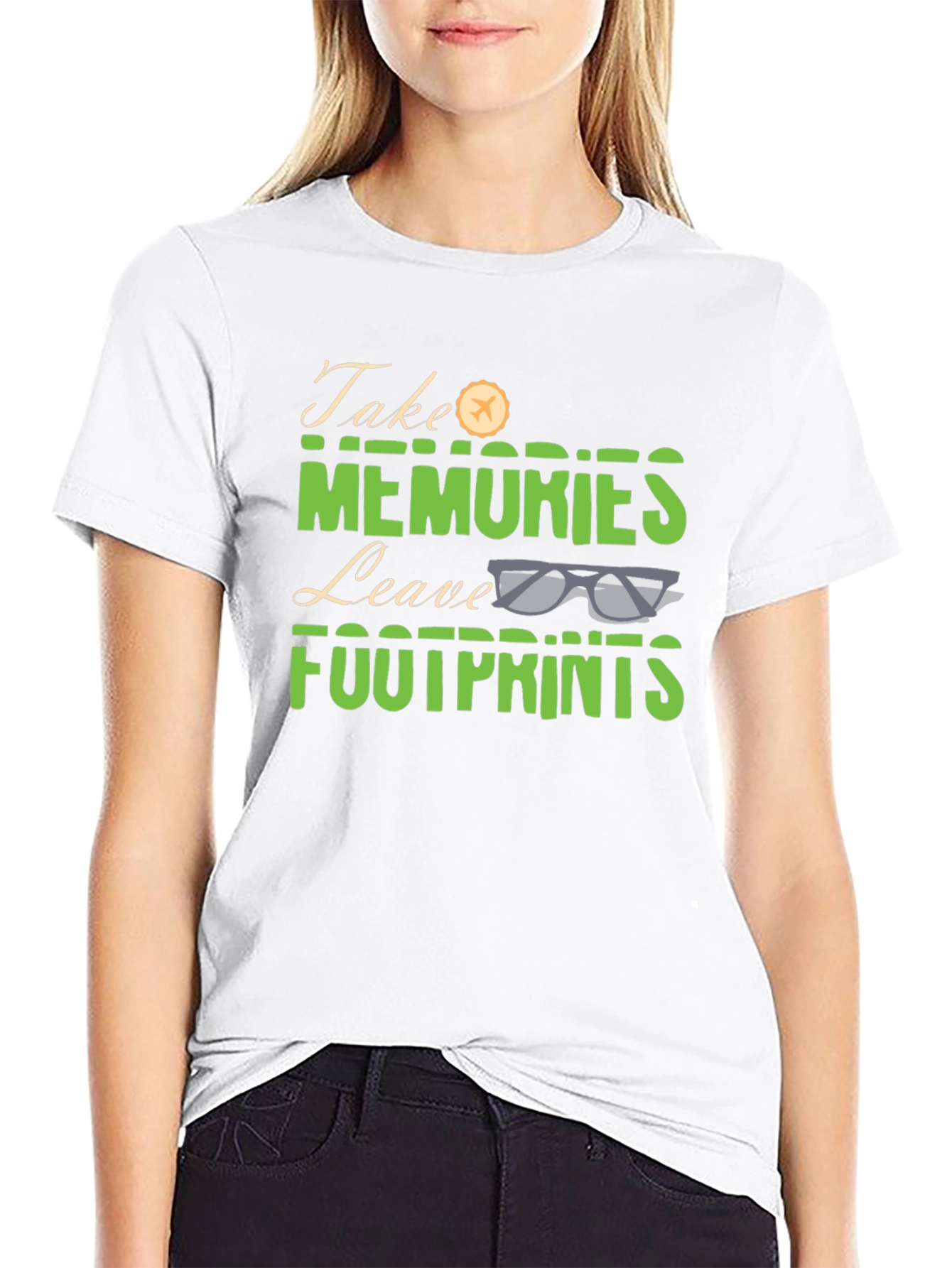 Take Memories Leave Footprints Graphic Tee