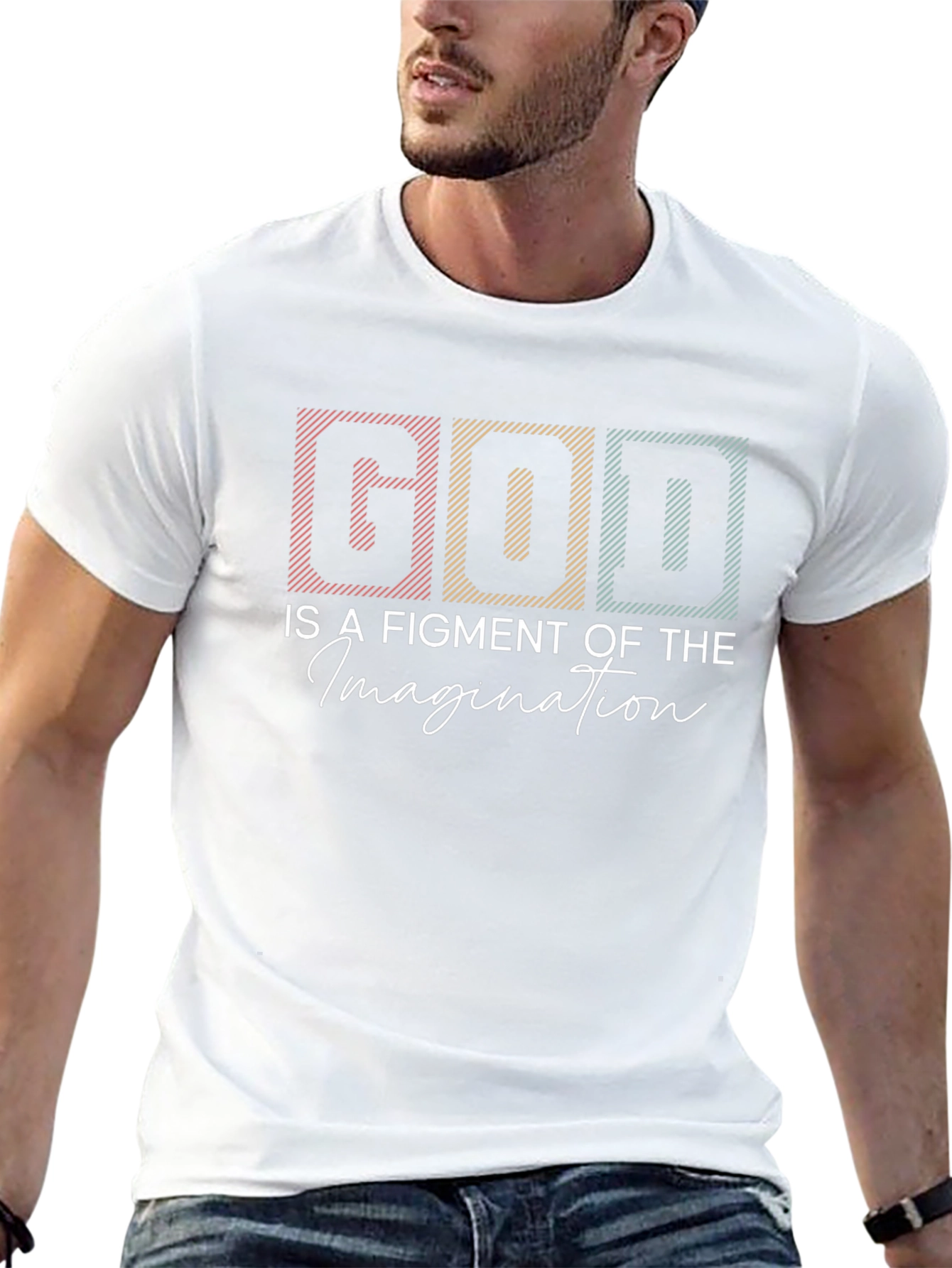 God is a Figment of Imagination Graphic Tee