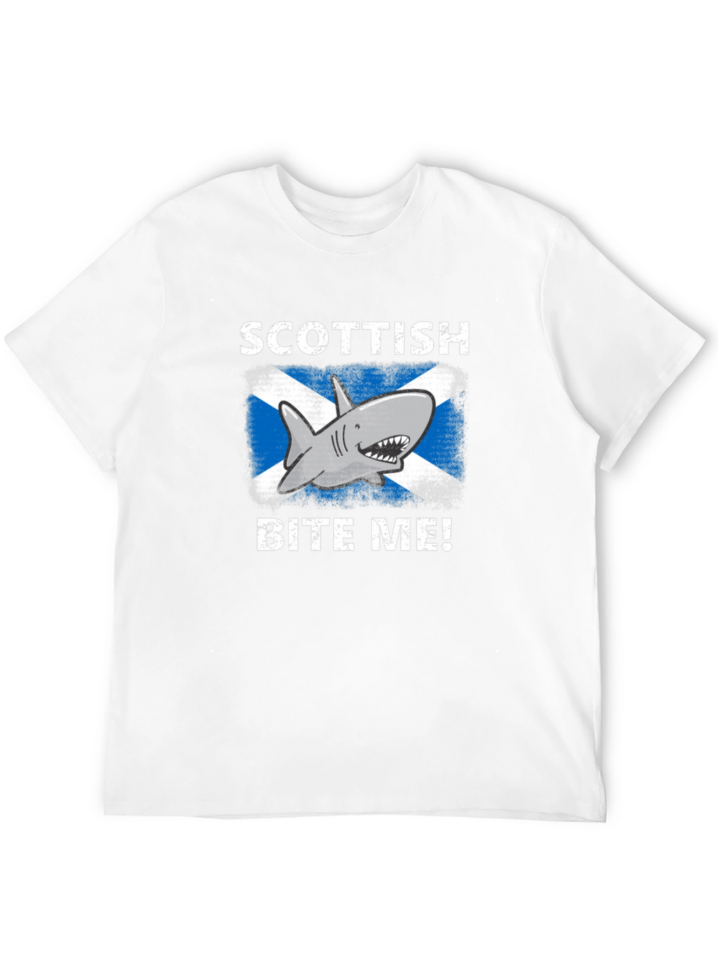 Scottish Shark Bite Me! Graphic Tee