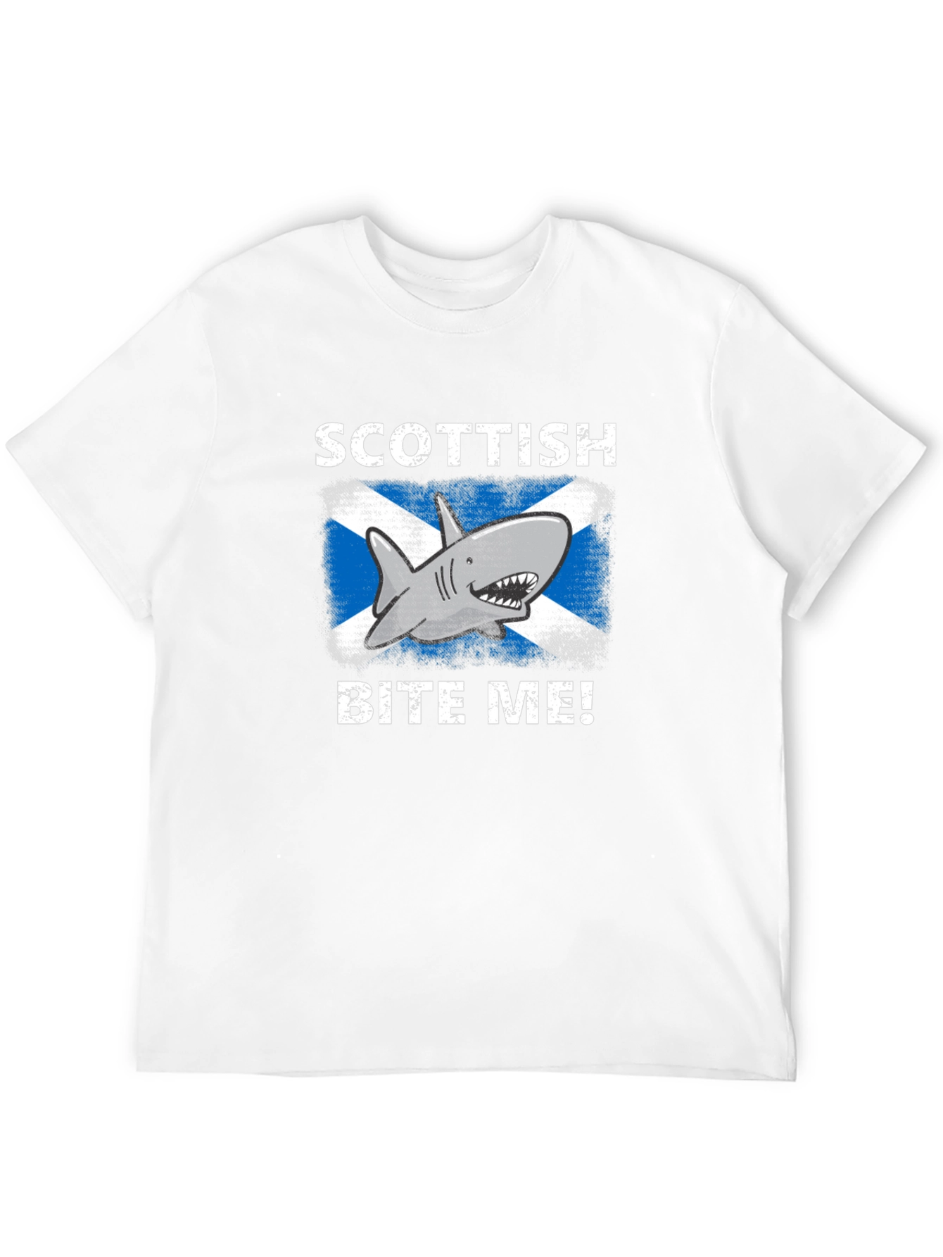 Scottish Shark Bite Me! Graphic Tee